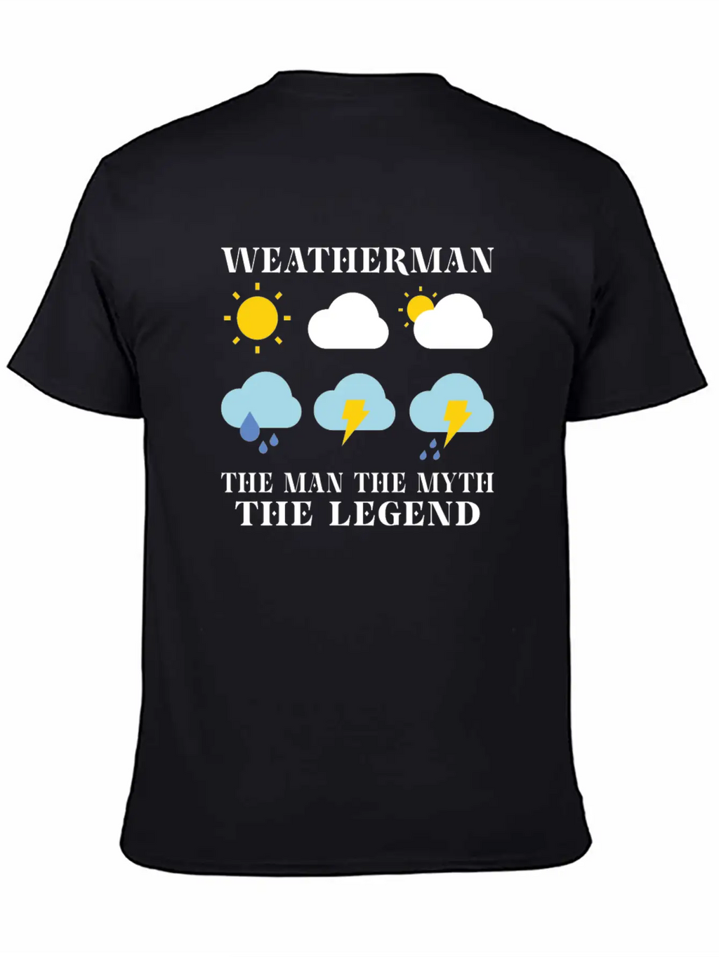 Funny Meteorology Meteorologist Weather Lover Unisex Short Sleeve Soft Cotton T-Shirt – Casual Everyday Wear