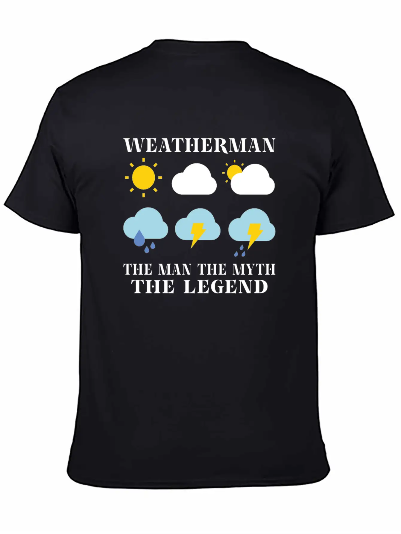 Funny Meteorology Meteorologist Weather Lover Unisex Short Sleeve Soft Cotton T-Shirt – Casual Everyday Wear