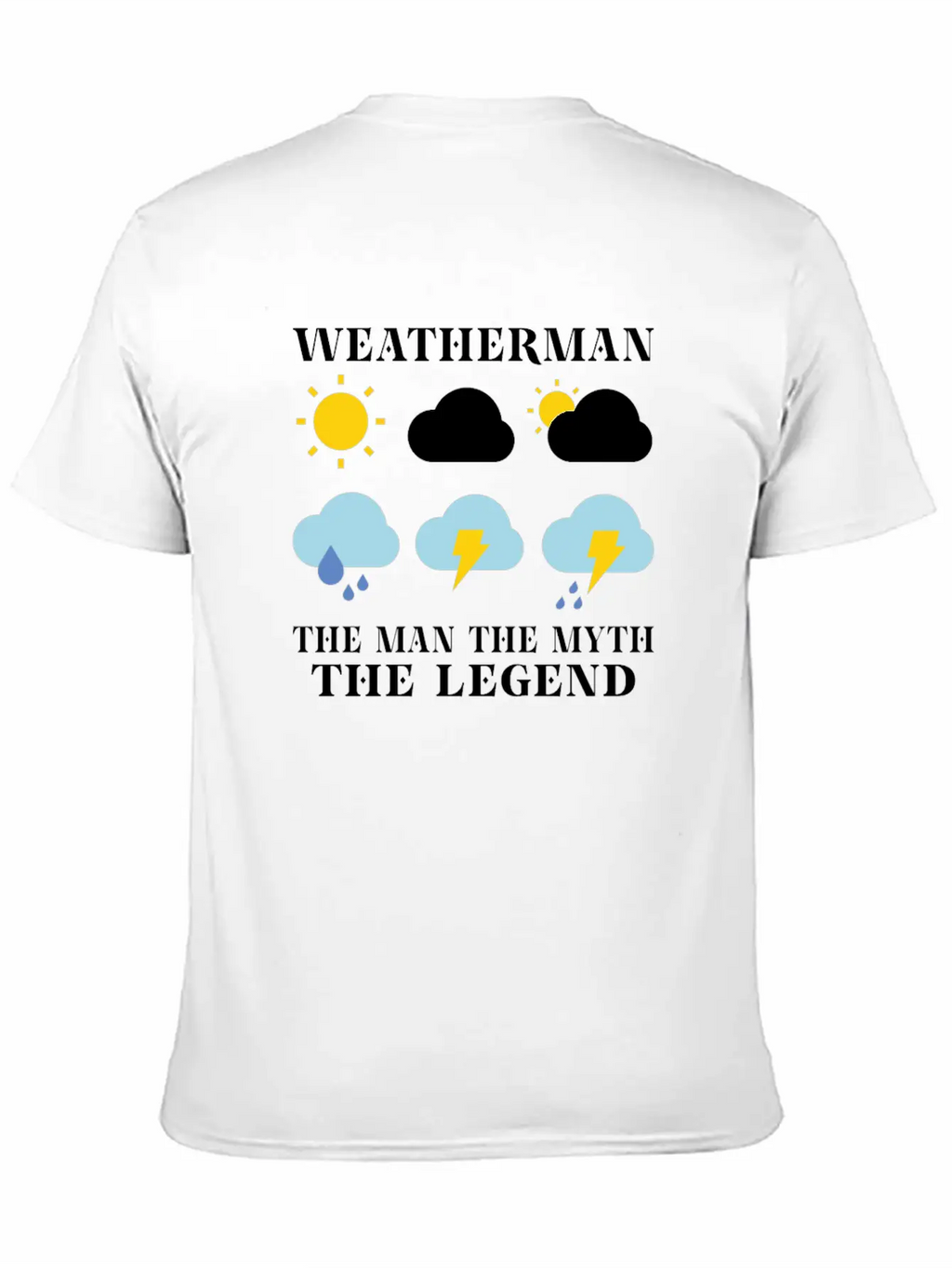 Funny Meteorology Meteorologist Weather Lover Unisex Short Sleeve Soft Cotton T-Shirt – Casual Everyday Wear