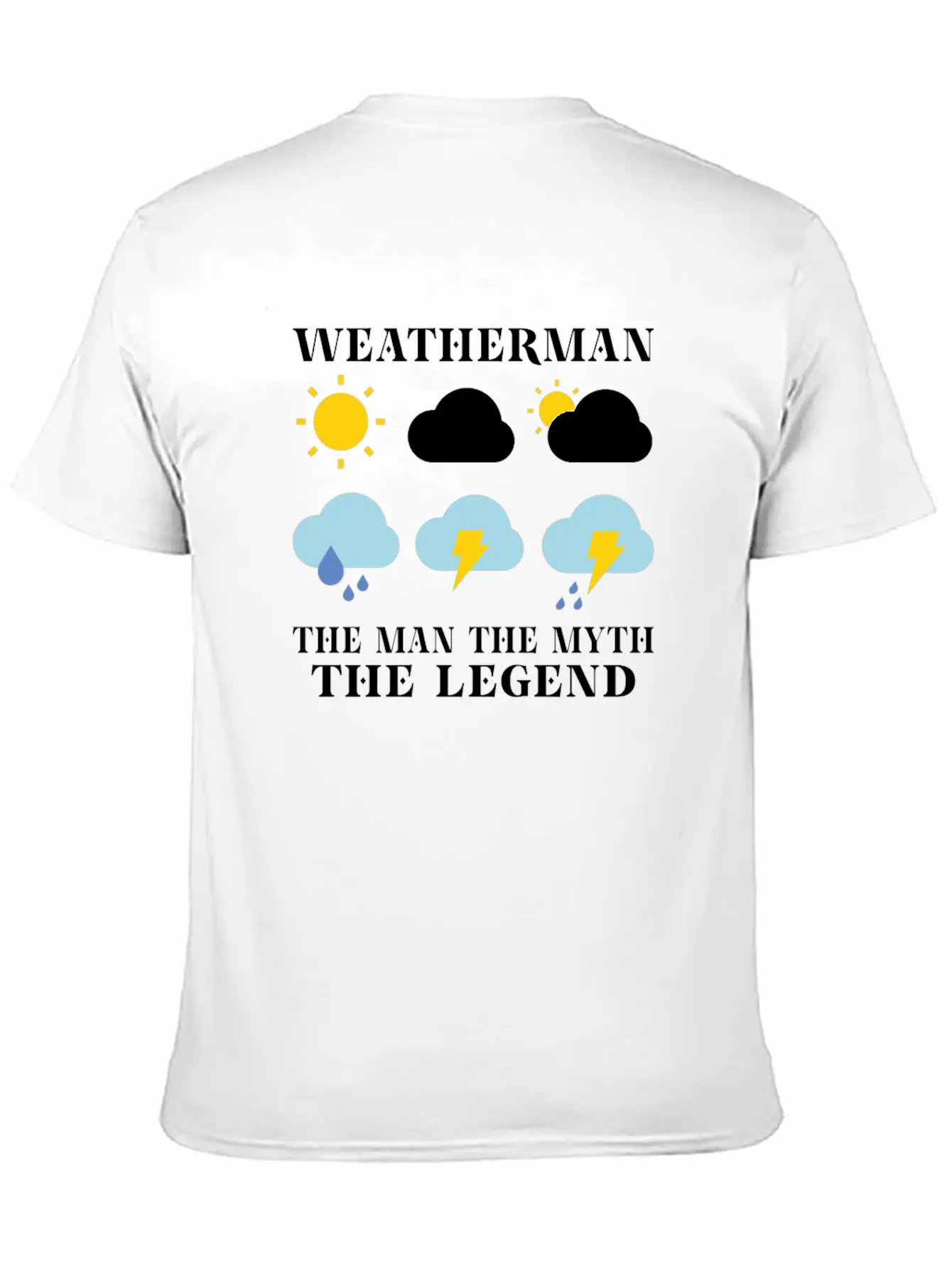 Funny Meteorology Meteorologist Weather Lover Unisex Short Sleeve Soft Cotton T-Shirt – Casual Everyday Wear