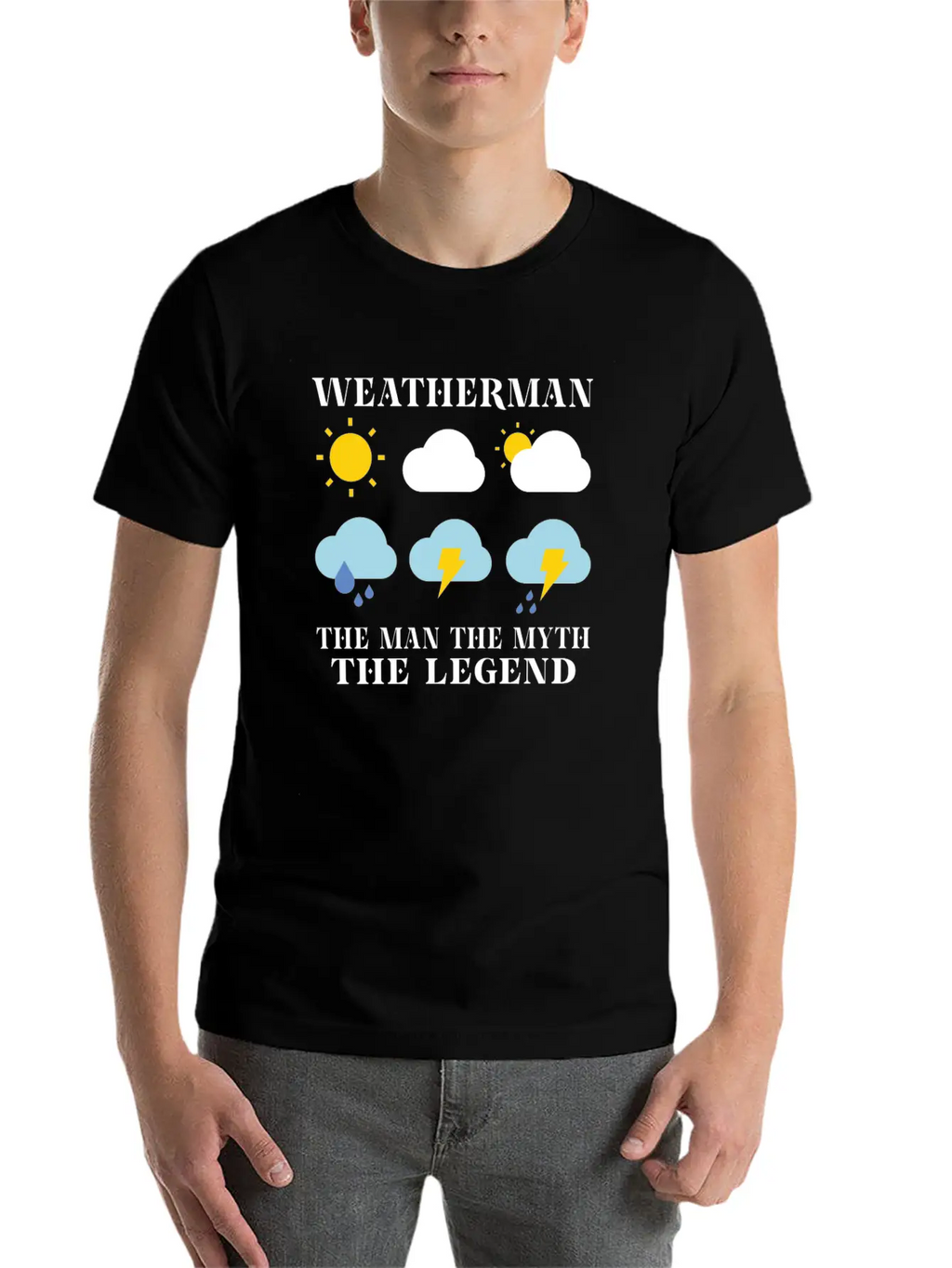 Funny Meteorology Meteorologist Weather Lover Unisex Short Sleeve Soft Cotton T-Shirt – Casual Everyday Wear
