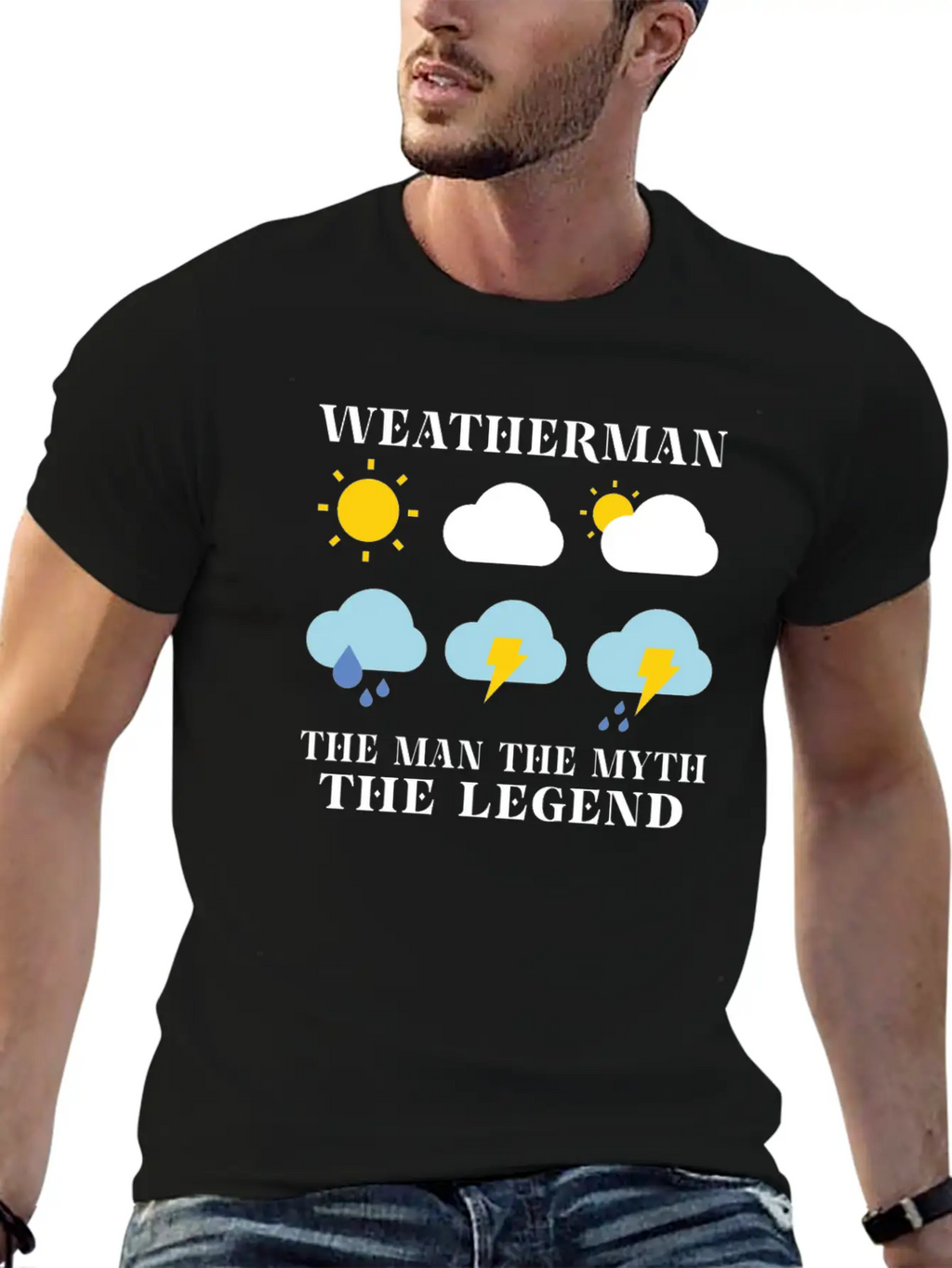 Funny Meteorology Meteorologist Weather Lover Unisex Short Sleeve Soft Cotton T-Shirt – Casual Everyday Wear