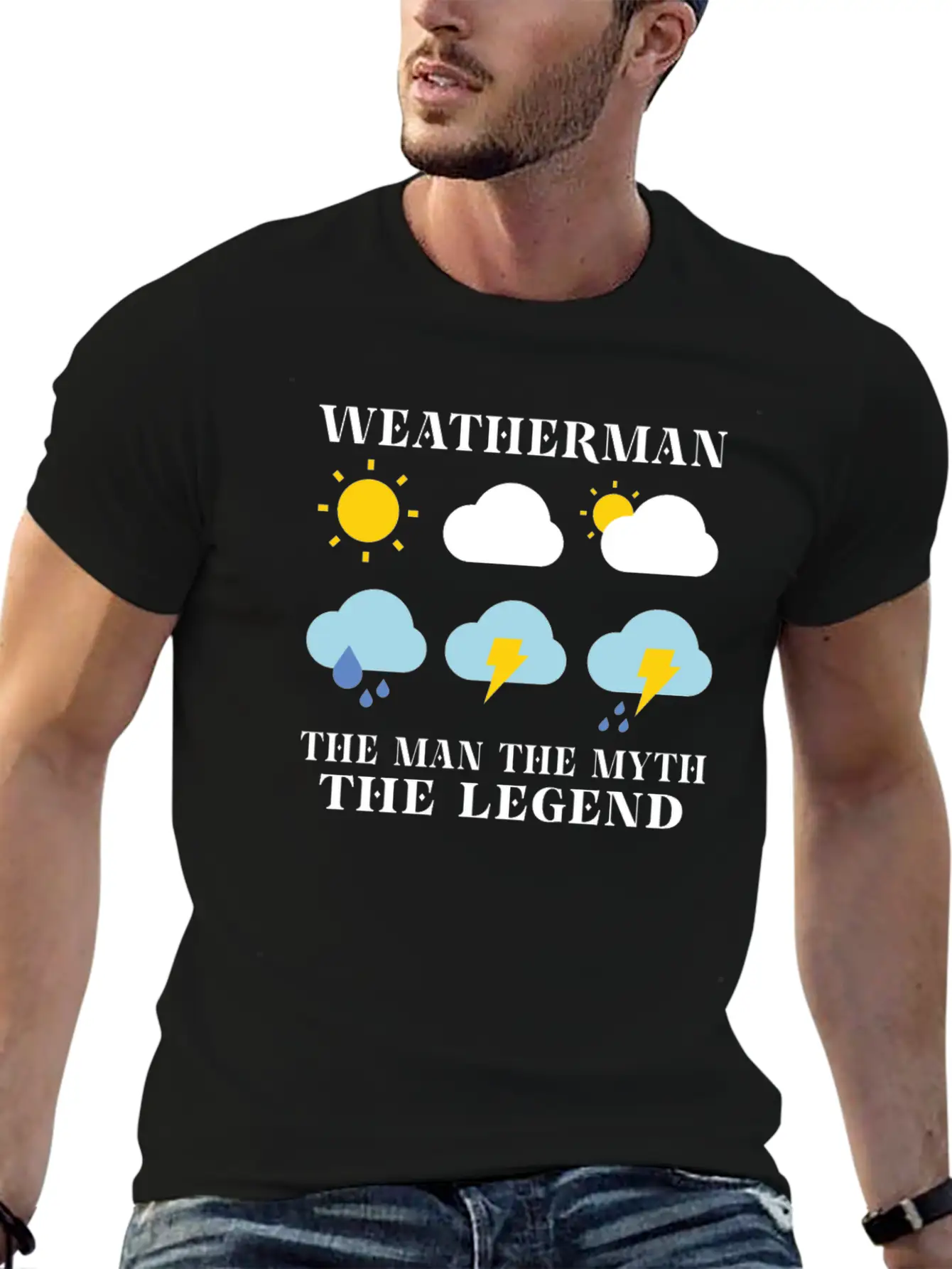 Funny Meteorology Meteorologist Weather Lover Unisex Short Sleeve Soft Cotton T-Shirt – Casual Everyday Wear