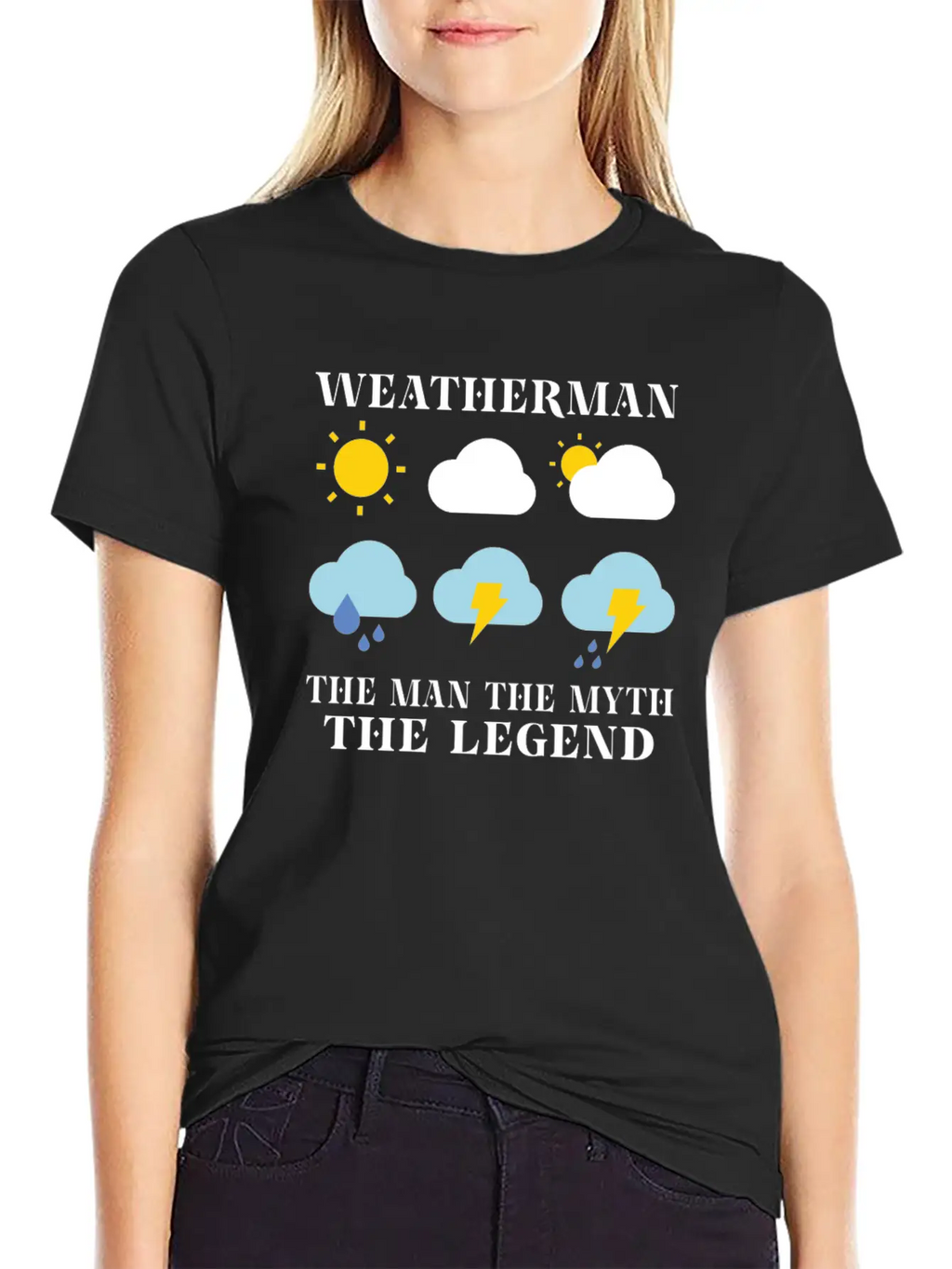 Funny Meteorology Meteorologist Weather Lover Unisex Short Sleeve Soft Cotton T-Shirt – Casual Everyday Wear