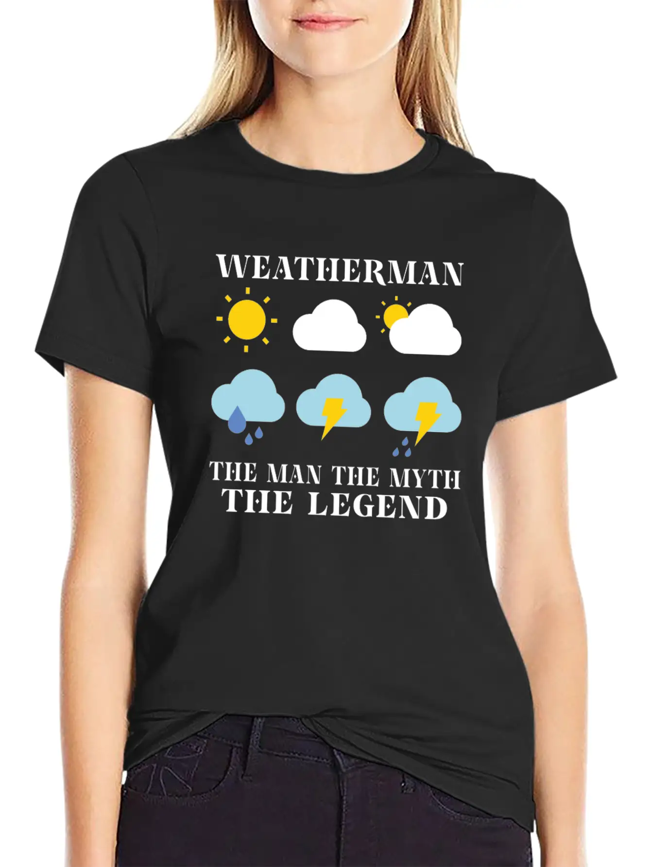 Funny Meteorology Meteorologist Weather Lover Unisex Short Sleeve Soft Cotton T-Shirt – Casual Everyday Wear