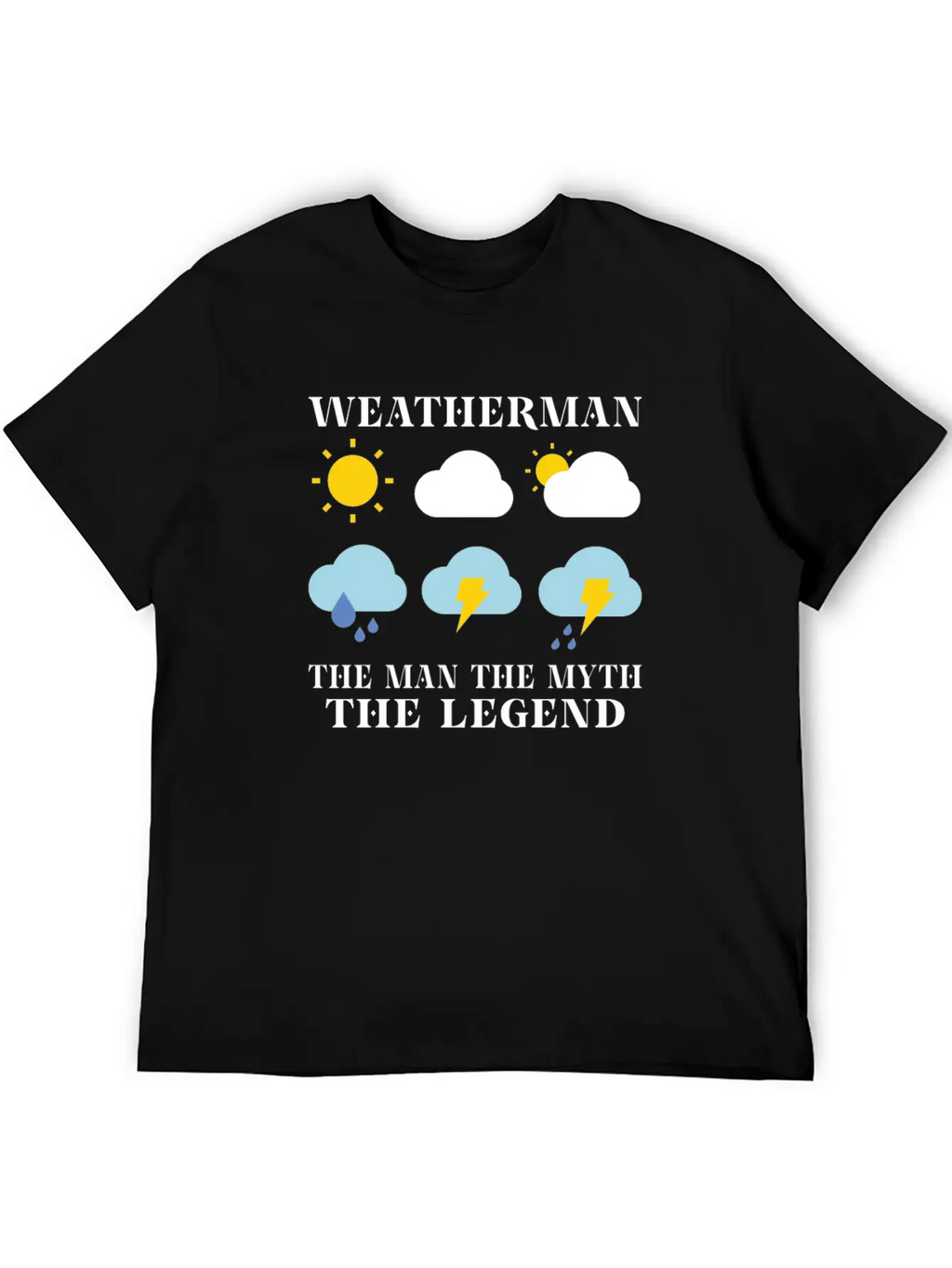 Funny Meteorology Meteorologist Weather Lover Unisex Short Sleeve Soft Cotton T-Shirt – Casual Everyday Wear