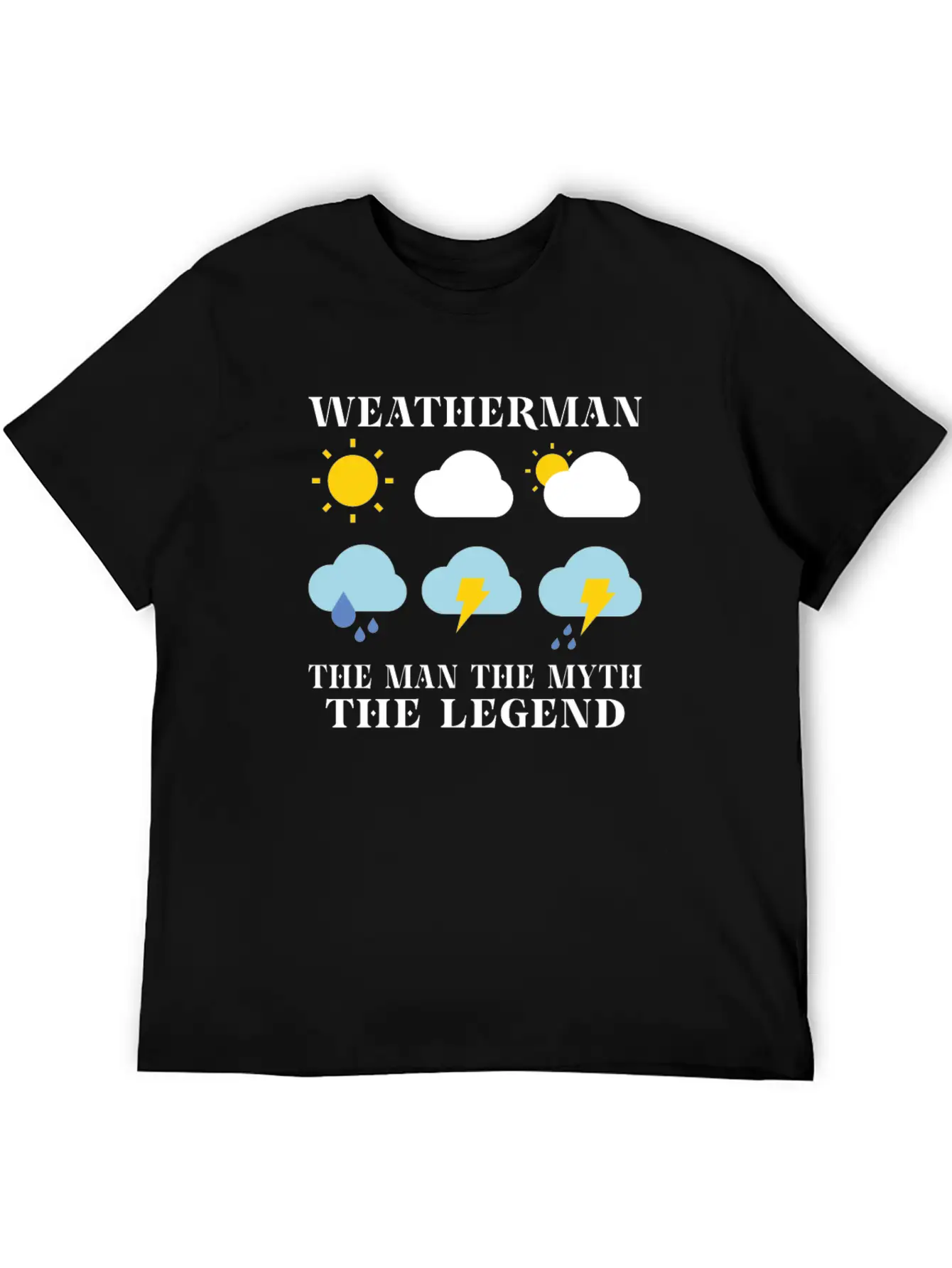 Funny Meteorology Meteorologist Weather Lover Unisex Short Sleeve Soft Cotton T-Shirt – Casual Everyday Wear