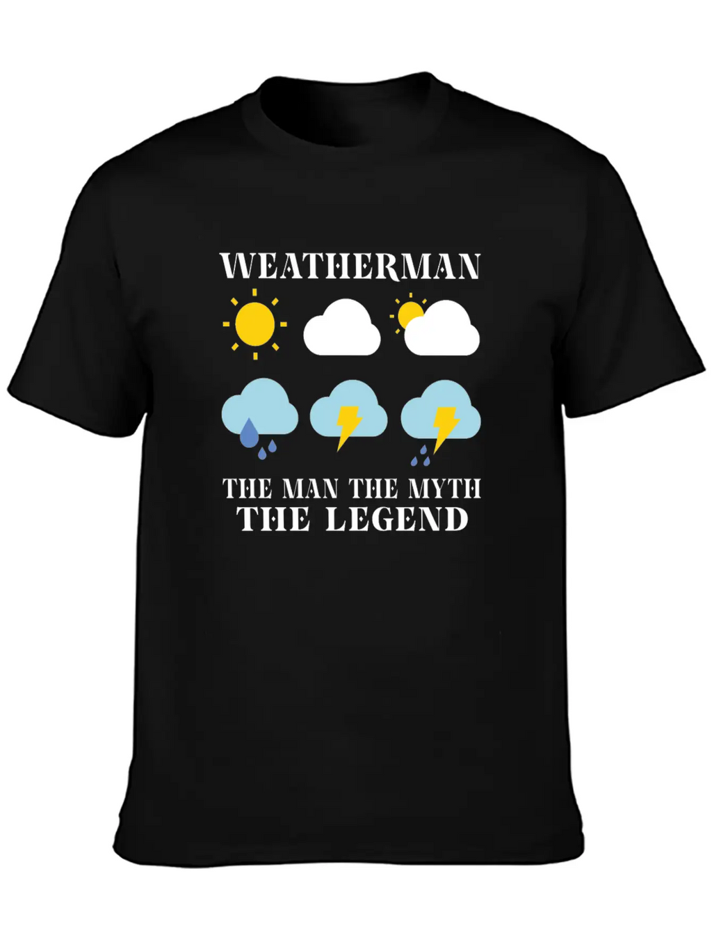 Funny Meteorology Meteorologist Weather Lover Unisex Short Sleeve Soft Cotton T-Shirt – Casual Everyday Wear