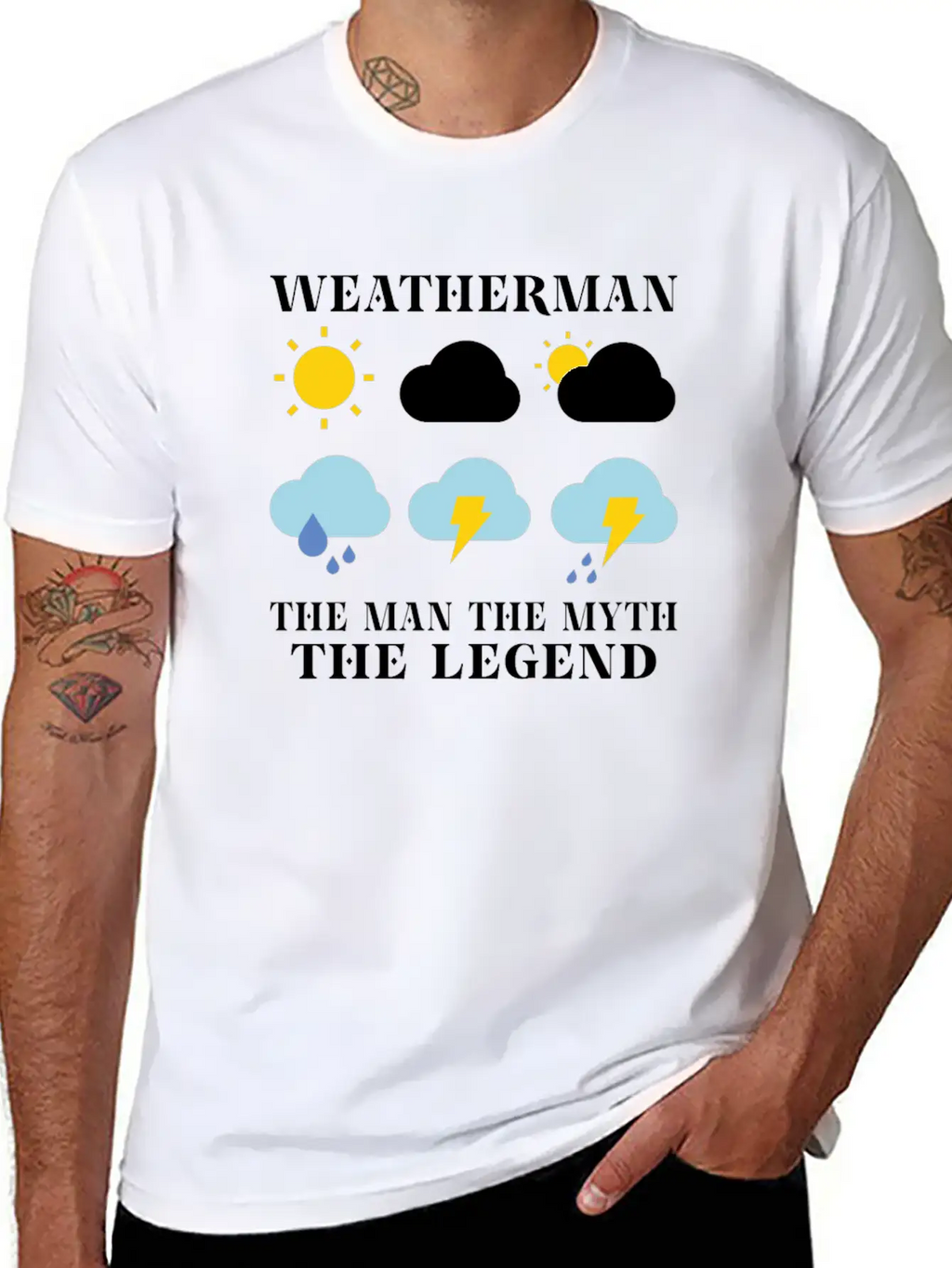 Funny Meteorology Meteorologist Weather Lover Unisex Short Sleeve Soft Cotton T-Shirt – Casual Everyday Wear