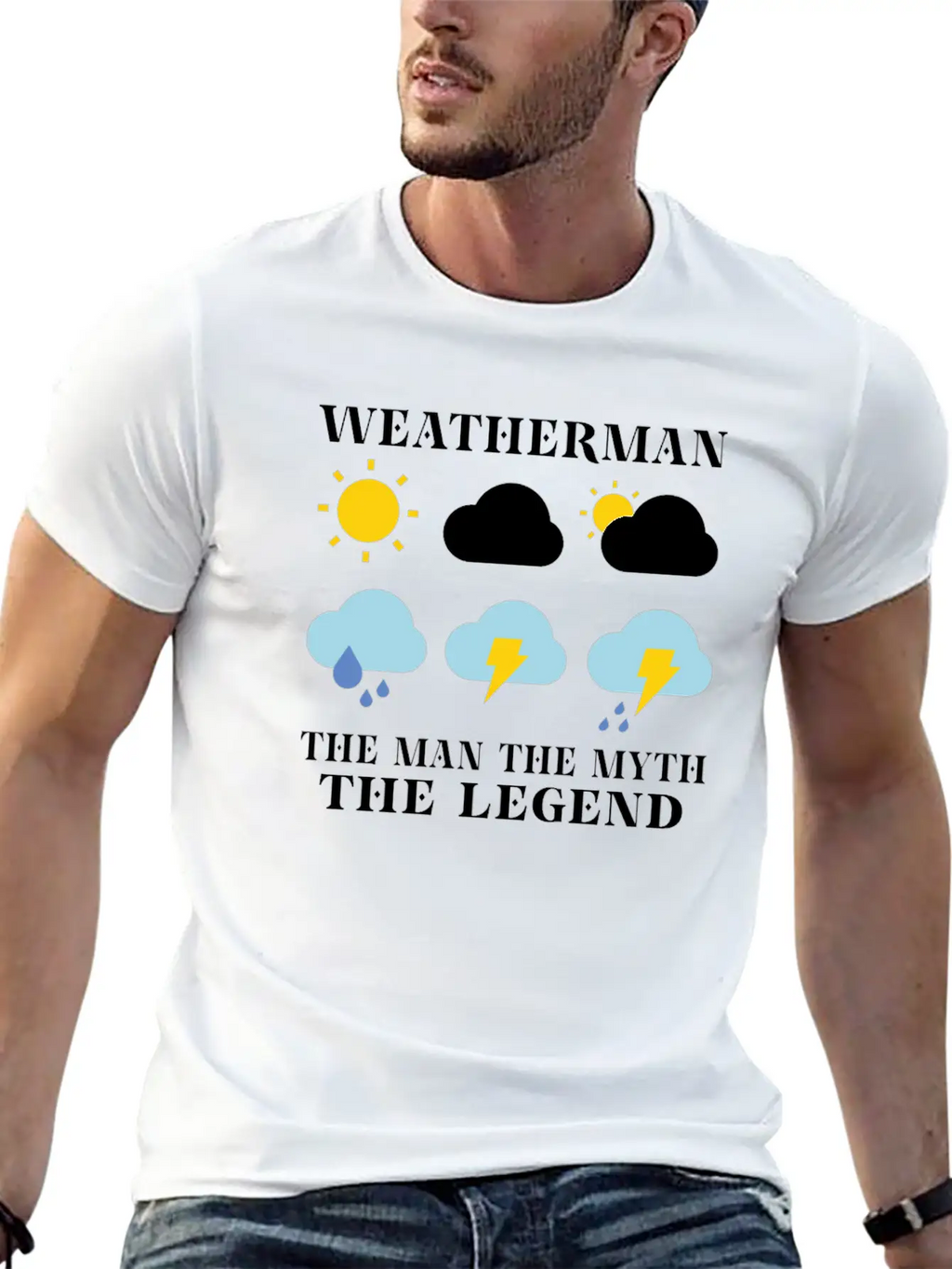 Funny Meteorology Meteorologist Weather Lover Unisex Short Sleeve Soft Cotton T-Shirt – Casual Everyday Wear