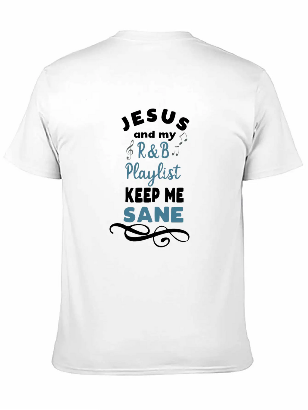 Funny Music Meme R&B Music Lover Gift Unisex Short Sleeve Soft Cotton T-Shirt – Casual Everyday Wear