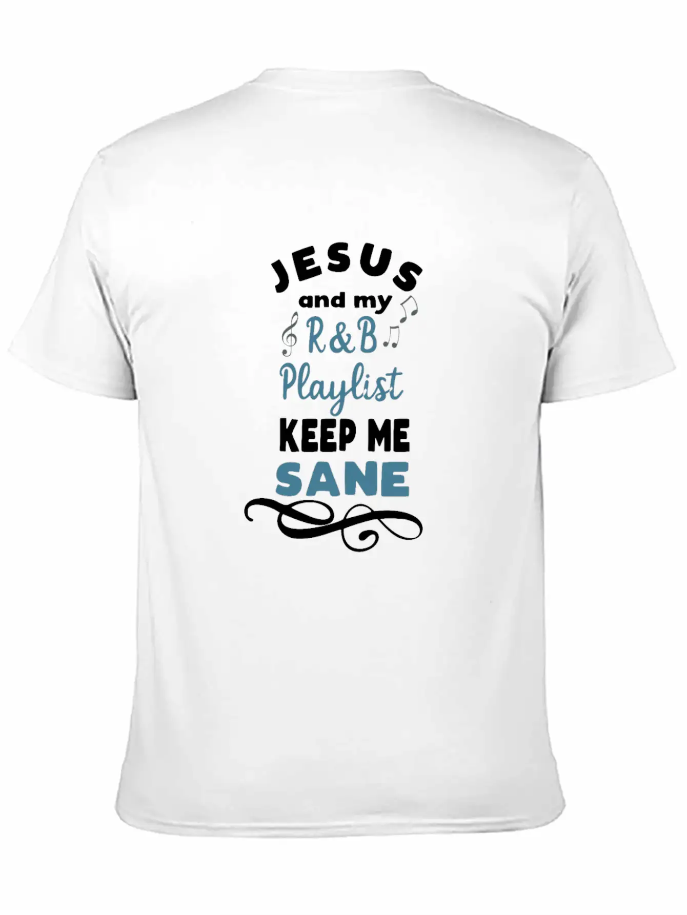 Funny Music Meme R&B Music Lover Gift Unisex Short Sleeve Soft Cotton T-Shirt – Casual Everyday Wear