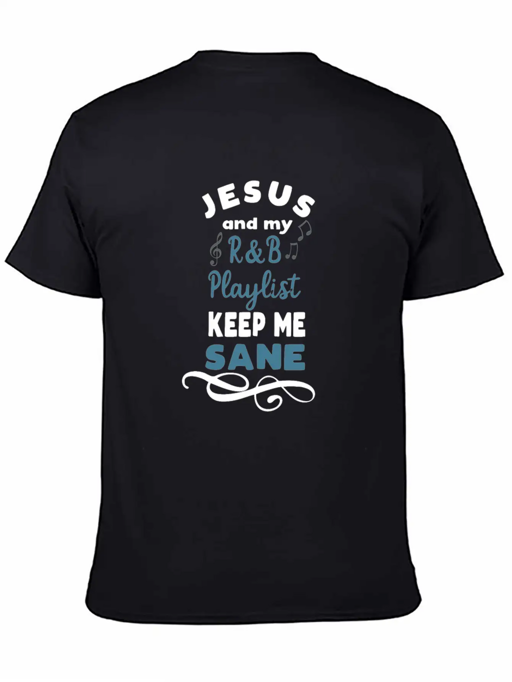 Funny Music Meme R&B Music Lover Gift Unisex Short Sleeve Soft Cotton T-Shirt – Casual Everyday Wear