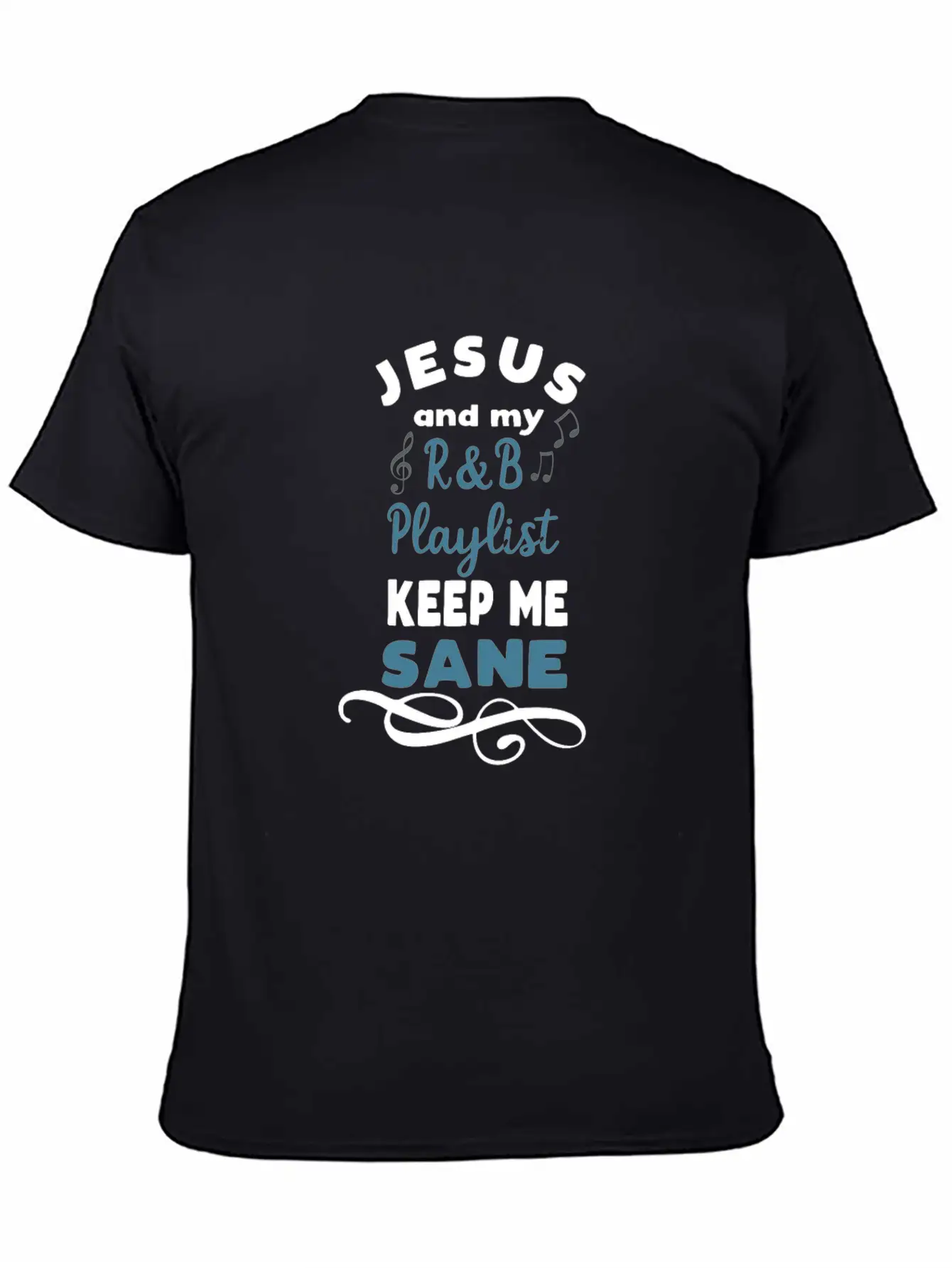 Funny Music Meme R&B Music Lover Gift Unisex Short Sleeve Soft Cotton T-Shirt – Casual Everyday Wear