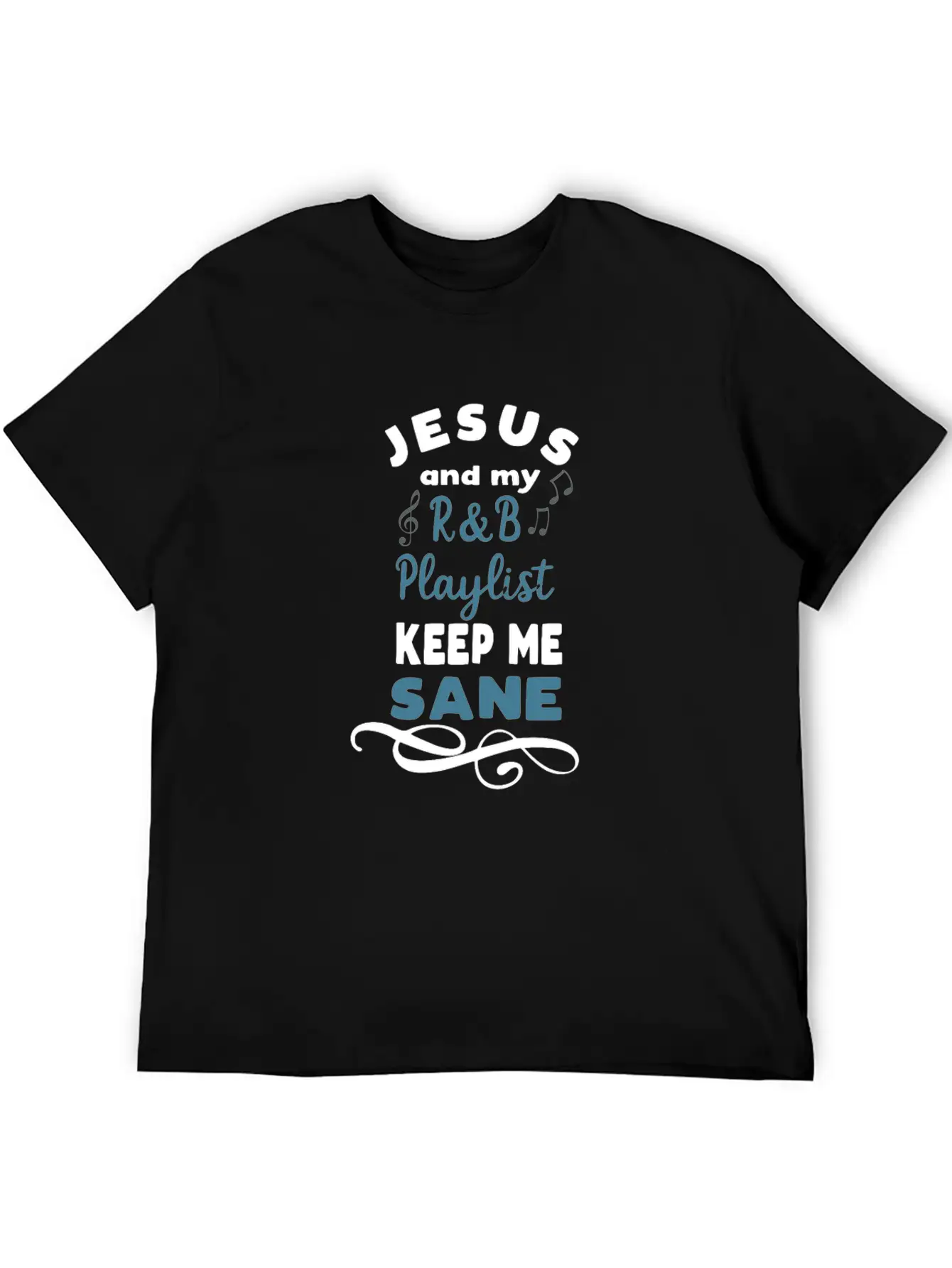 Funny Music Meme R&B Music Lover Gift Unisex Short Sleeve Soft Cotton T-Shirt – Casual Everyday Wear
