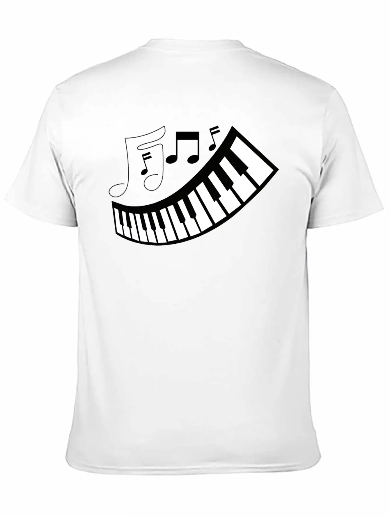 FUNNY MUSIC PIANO TSHIRT CLASSIC FOR ADULTS ANDEN Unisex Short Sleeve Soft Cotton T-Shirt – Casual Everyday Wear