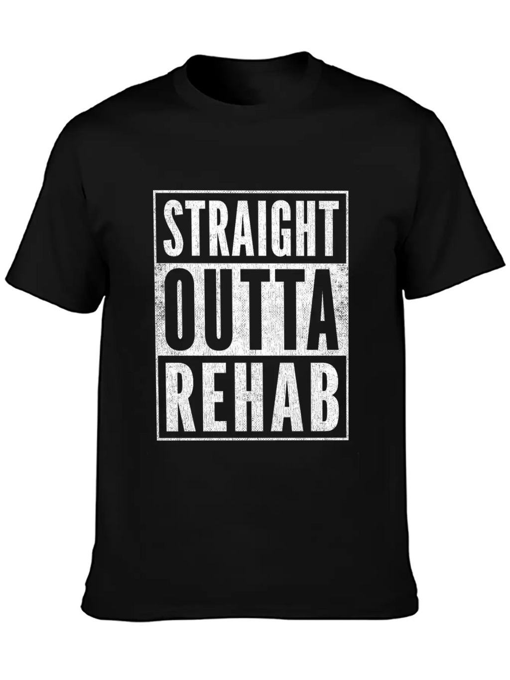 Funny Patient Get Well Gag Outfit Straight Outta Stylish Everyday T-Shirt – Unisex Basic Cotton Tee