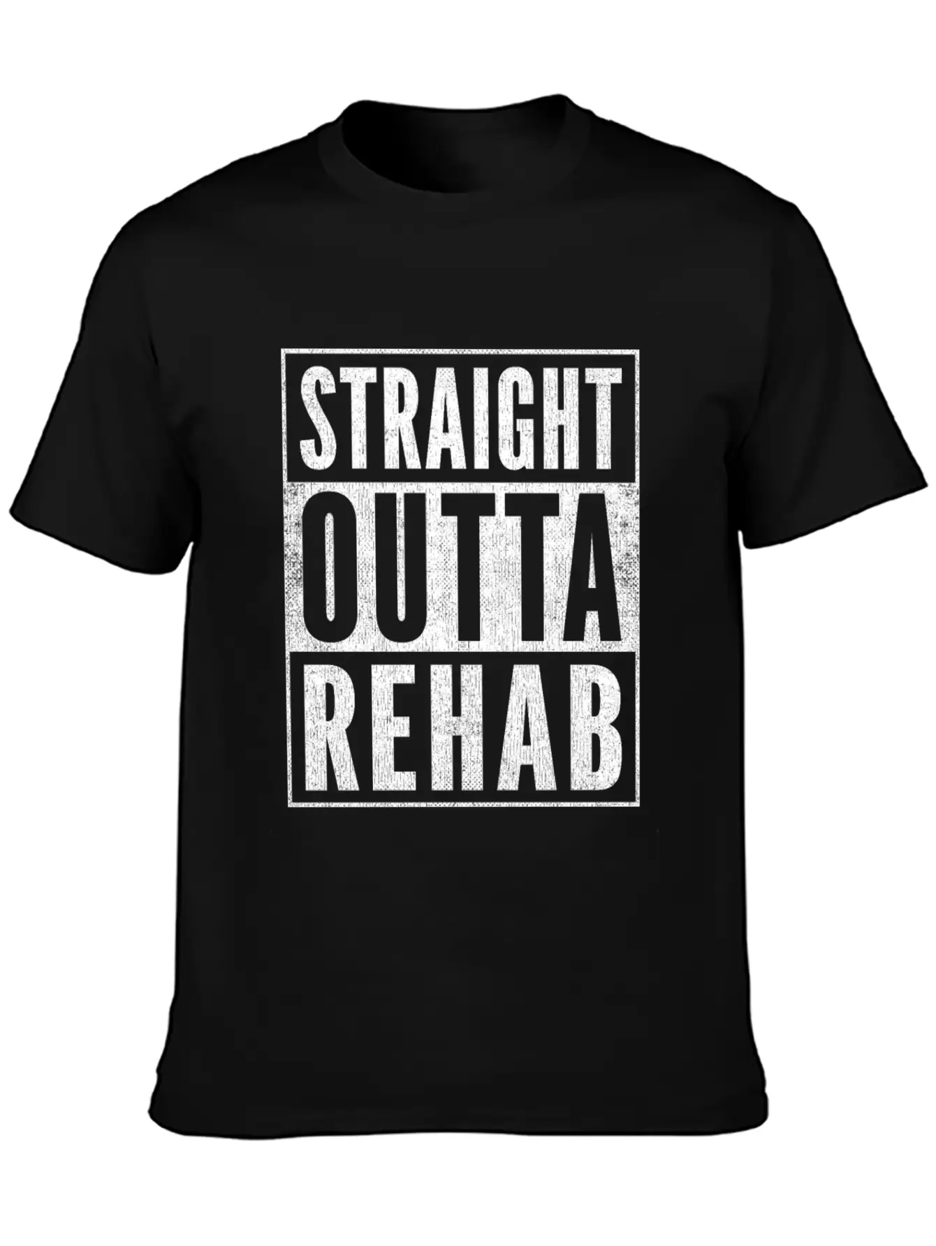 Funny Patient Get Well Gag Outfit Straight Outta Stylish Everyday T-Shirt – Unisex Basic Cotton Tee