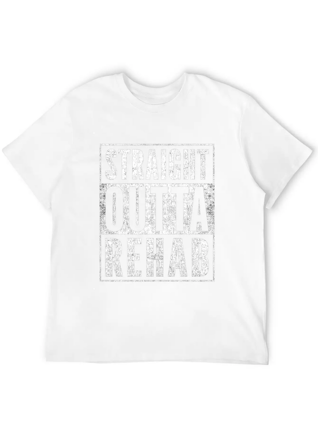Funny Patient Get Well Gag Outfit Straight Outta Stylish Everyday T-Shirt – Unisex Basic Cotton Tee