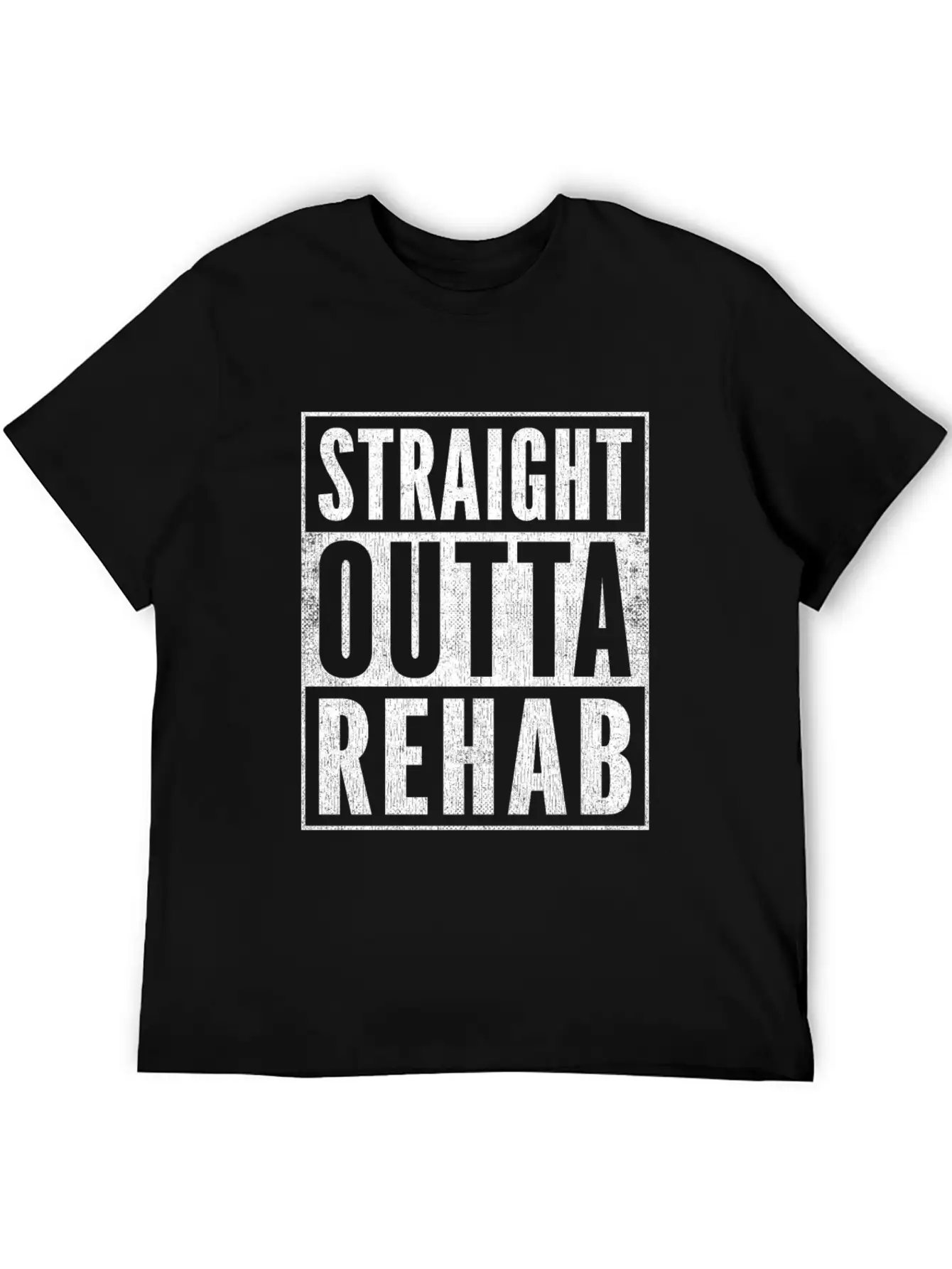 Funny Patient Get Well Gag Outfit Straight Outta Stylish Everyday T-Shirt – Unisex Basic Cotton Tee