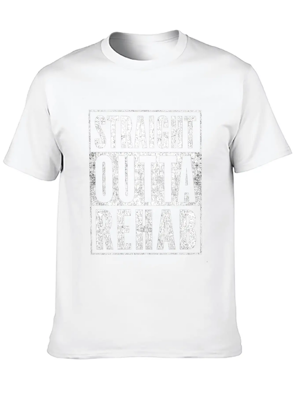 Funny Patient Get Well Gag Outfit Straight Outta Stylish Everyday T-Shirt – Unisex Basic Cotton Tee