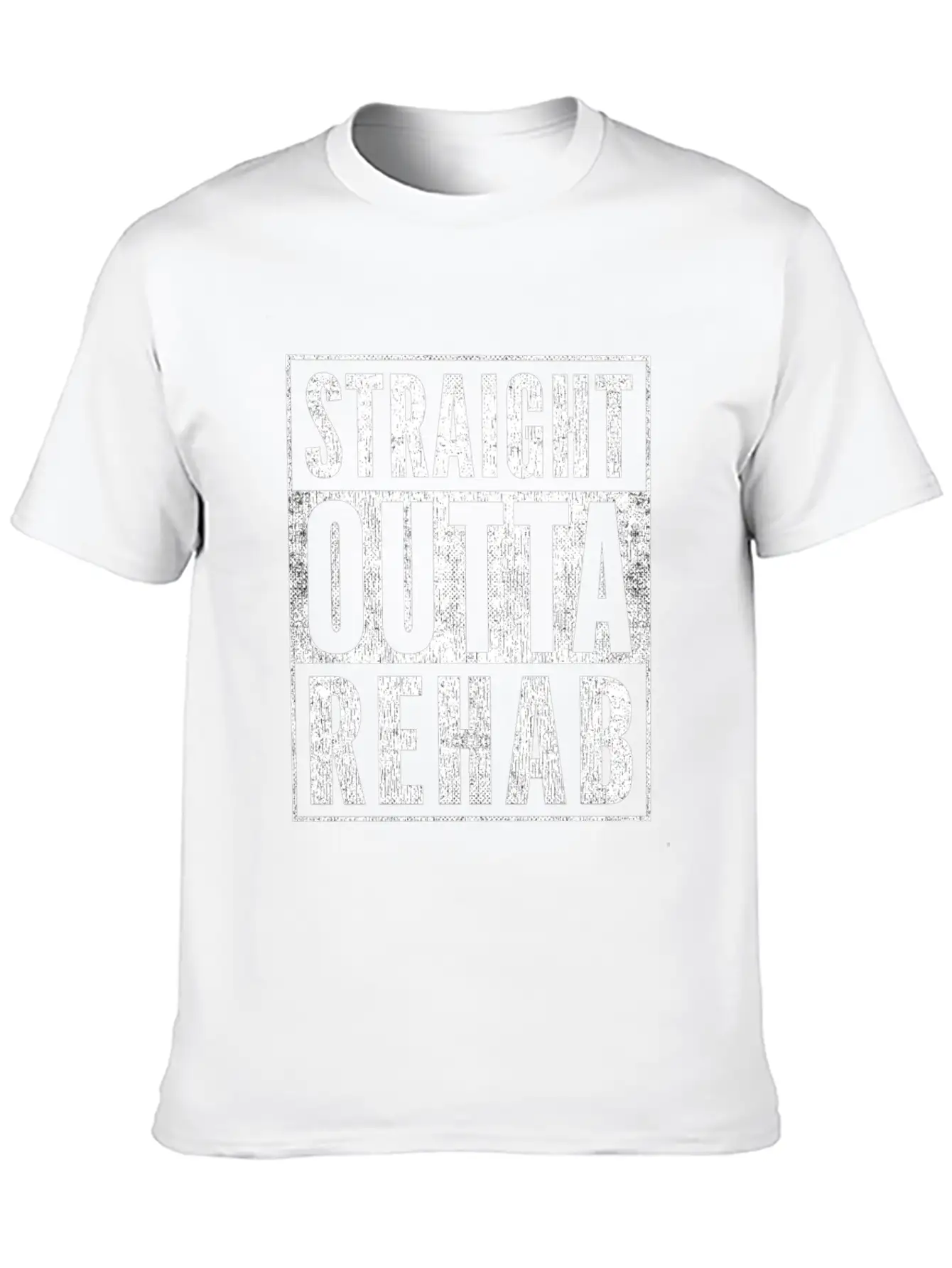 Funny Patient Get Well Gag Outfit Straight Outta Stylish Everyday T-Shirt – Unisex Basic Cotton Tee