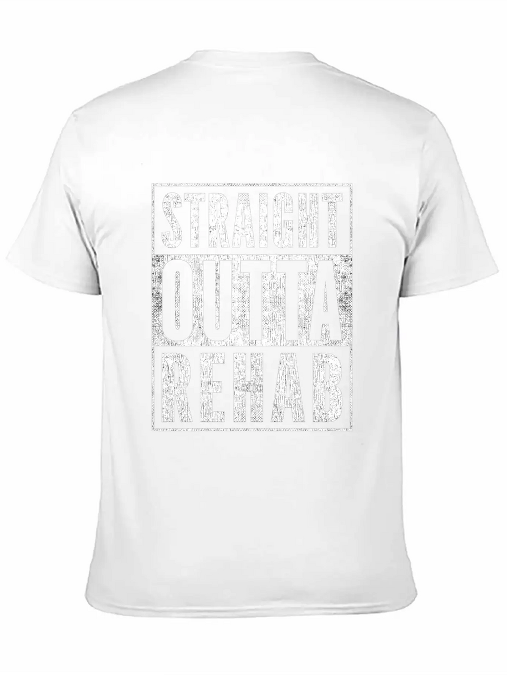 Funny Patient Get Well Gag Outfit Straight Outta Stylish Everyday T-Shirt – Unisex Basic Cotton Tee