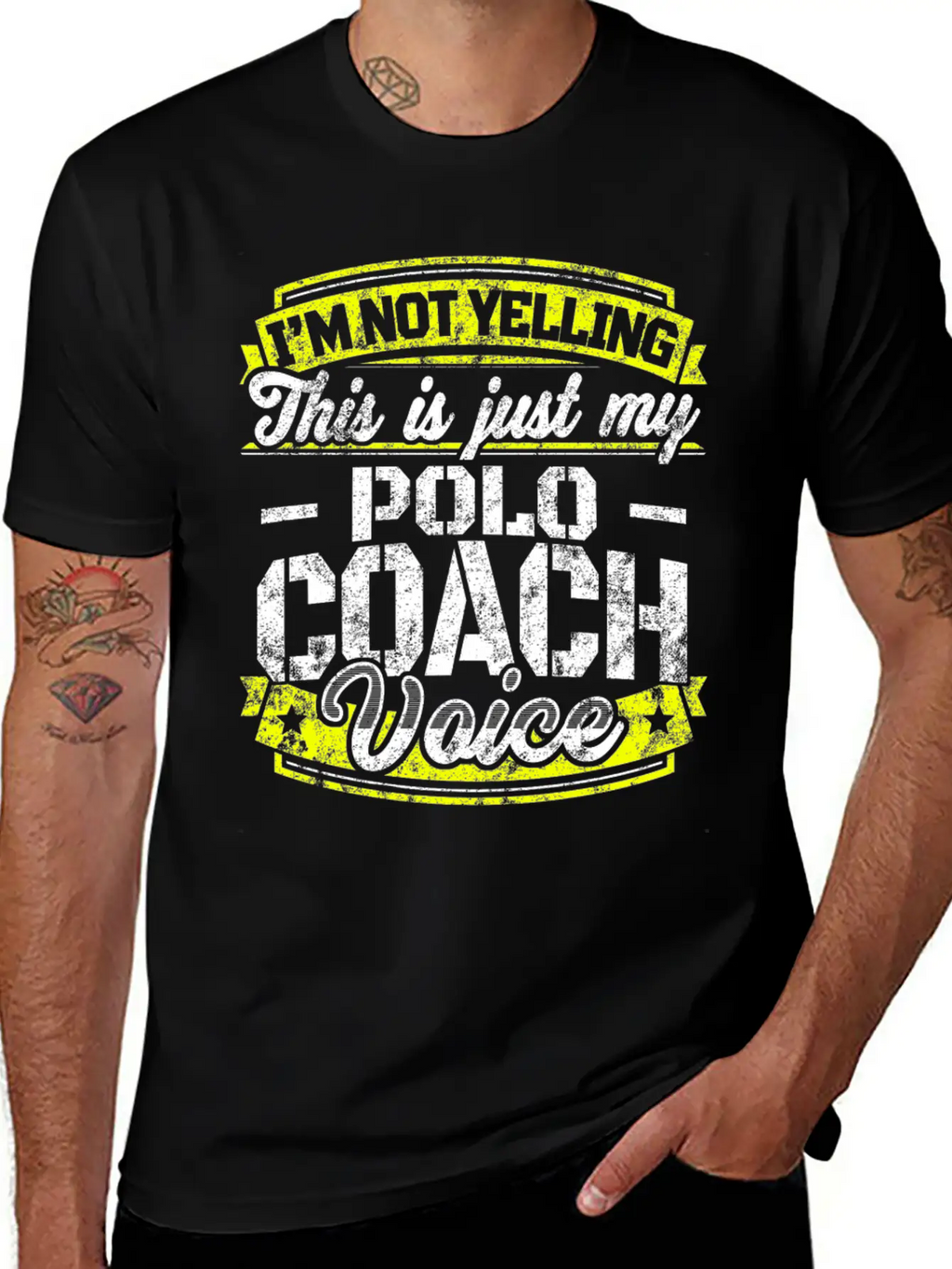 Funny Polo Coach: My Polo Coach Voice Unisex Casual T-Shirt – Clean Design For Daily Comfort