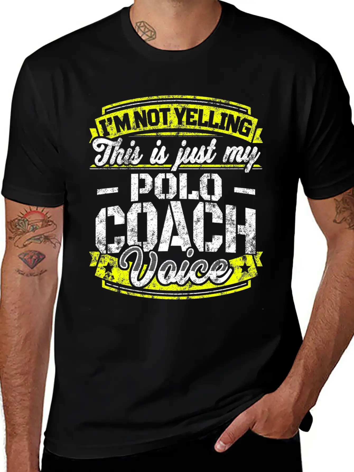 Funny Polo Coach: My Polo Coach Voice Unisex Casual T-Shirt – Clean Design For Daily Comfort