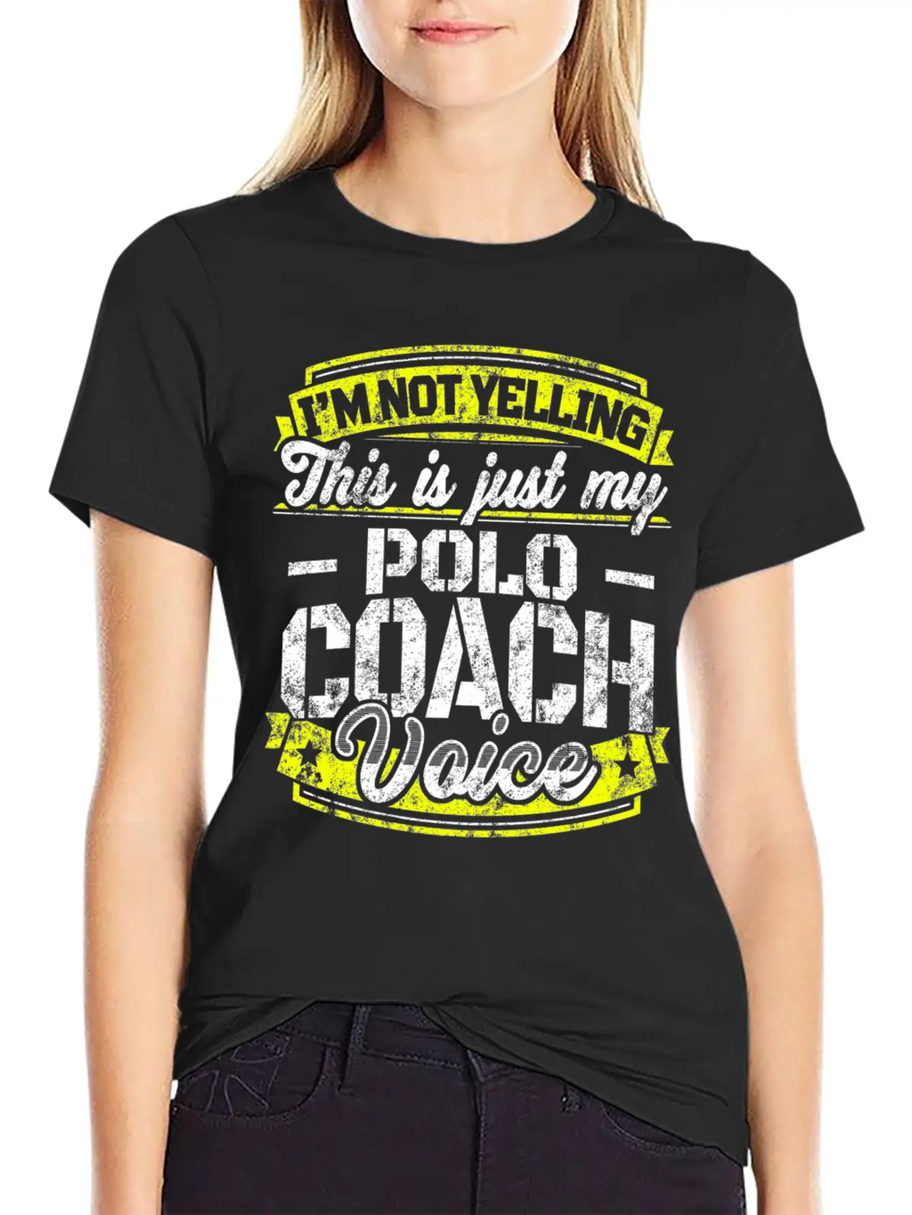 Funny Polo Coach: My Polo Coach Voice Unisex Casual T-Shirt – Clean Design For Daily Comfort