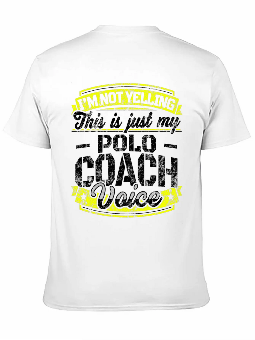 Funny Polo Coach: My Polo Coach Voice Unisex Casual T-Shirt – Clean Design For Daily Comfort
