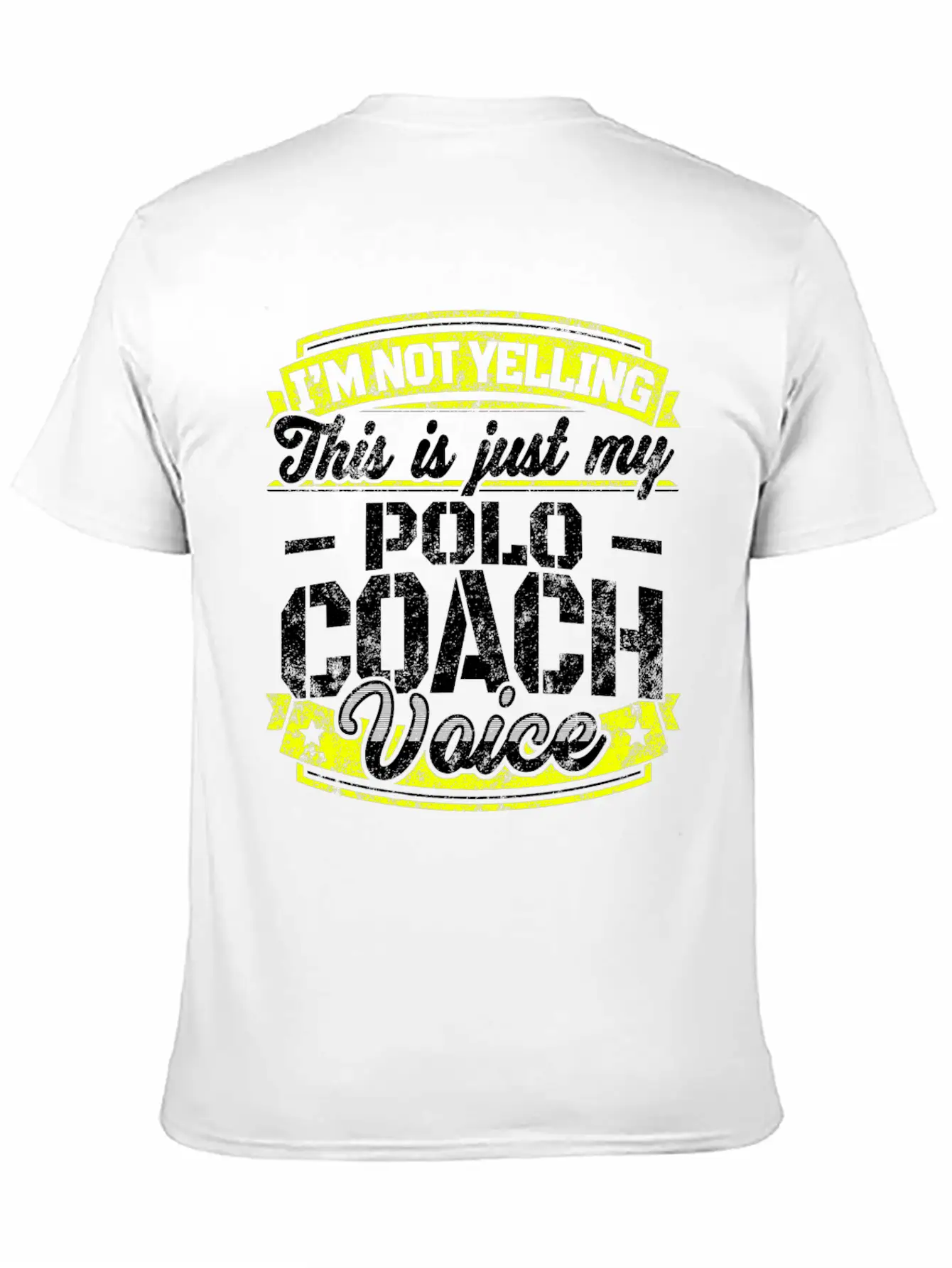 Funny Polo Coach: My Polo Coach Voice Unisex Casual T-Shirt – Clean Design For Daily Comfort