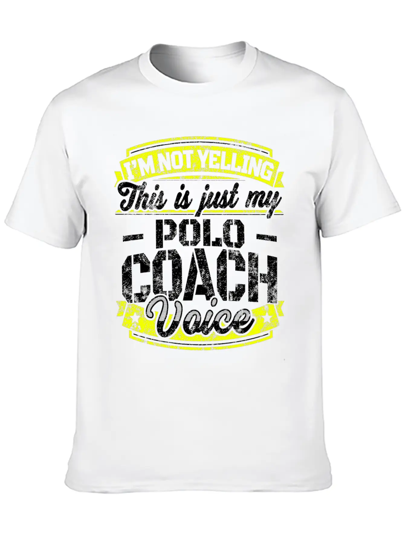 Funny Polo Coach: My Polo Coach Voice Unisex Casual T-Shirt – Clean Design For Daily Comfort