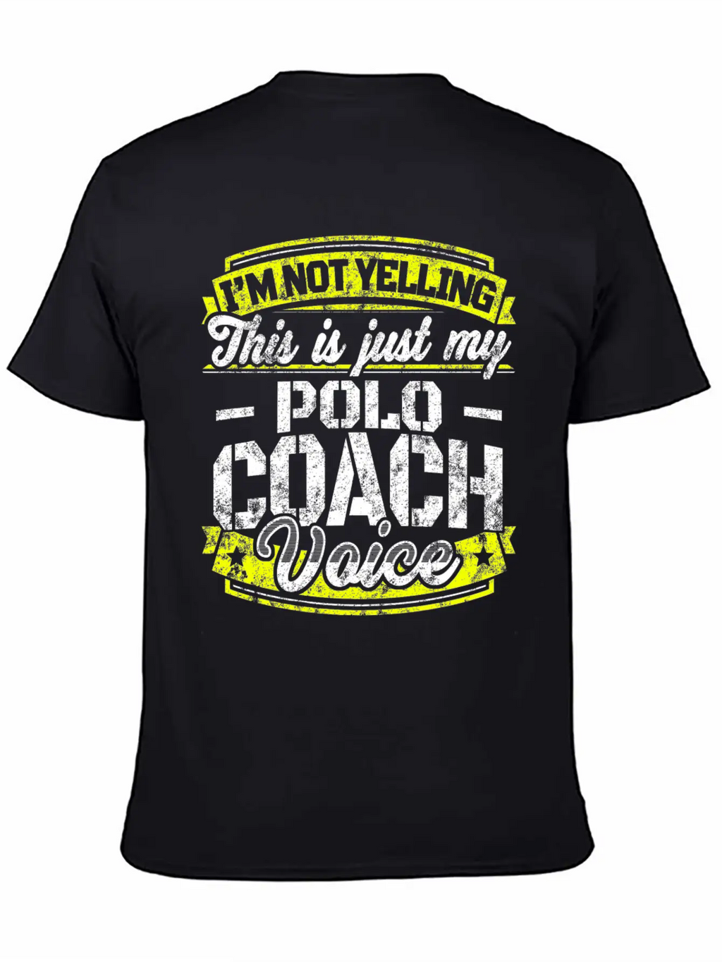 Funny Polo Coach: My Polo Coach Voice Unisex Casual T-Shirt – Clean Design For Daily Comfort