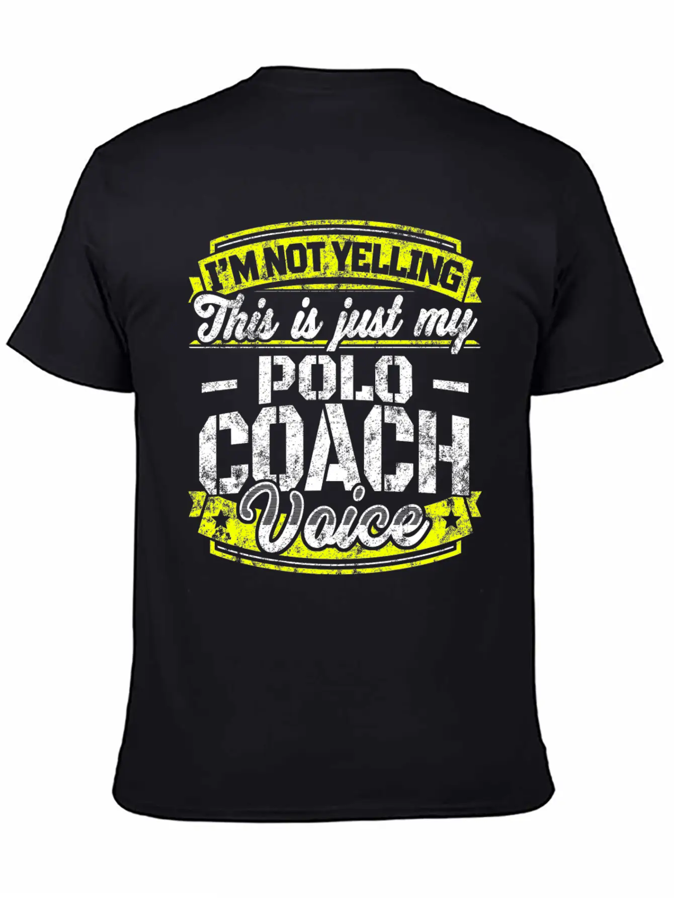 Funny Polo Coach: My Polo Coach Voice Unisex Casual T-Shirt – Clean Design For Daily Comfort