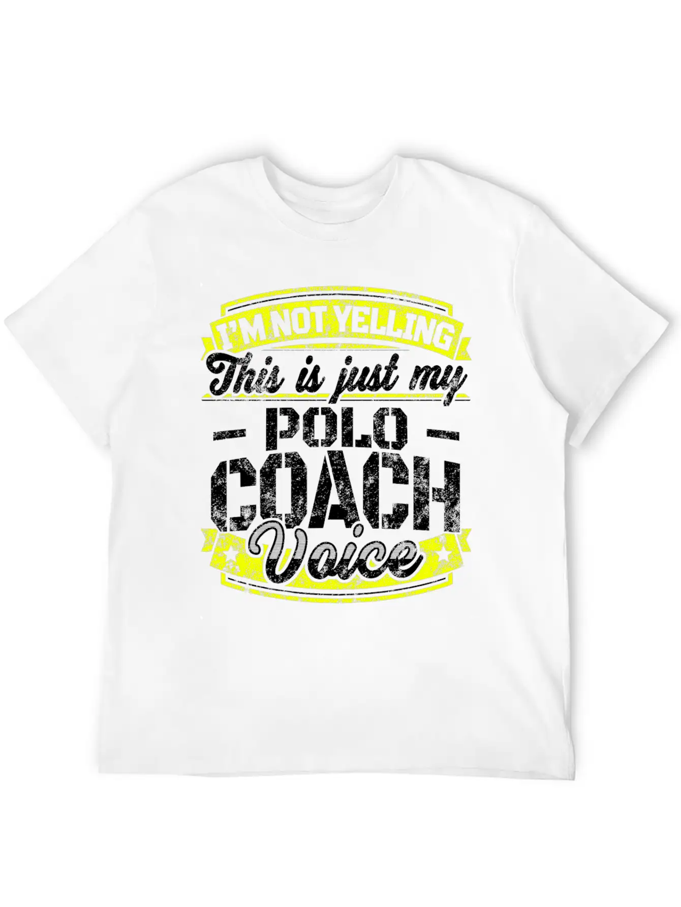 Funny Polo Coach: My Polo Coach Voice Unisex Casual T-Shirt – Clean Design For Daily Comfort