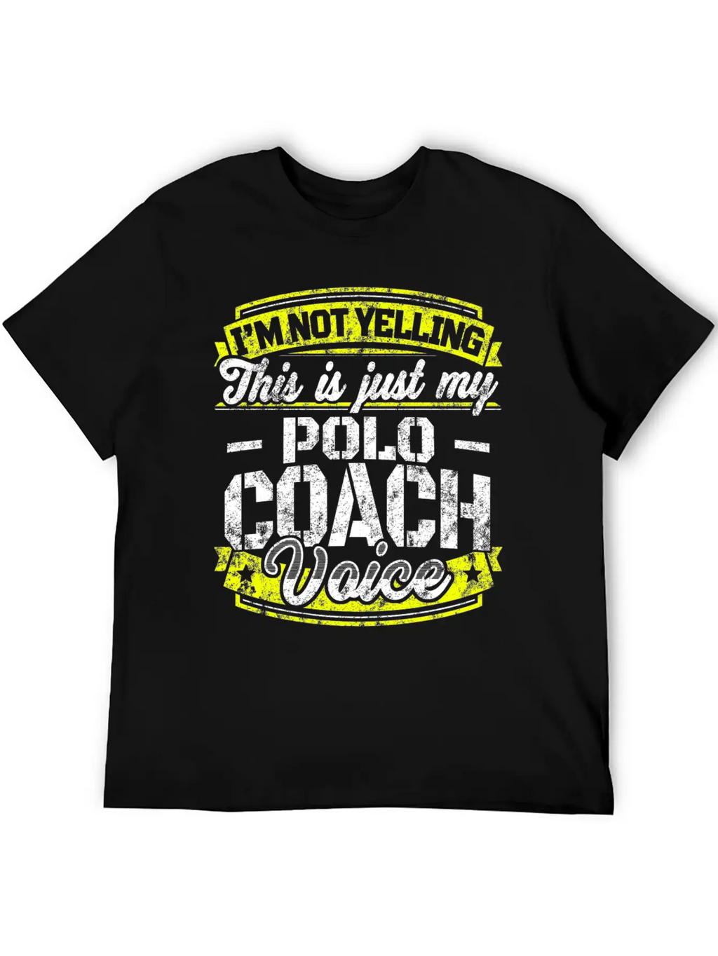 Funny Polo Coach: My Polo Coach Voice Unisex Casual T-Shirt – Clean Design For Daily Comfort