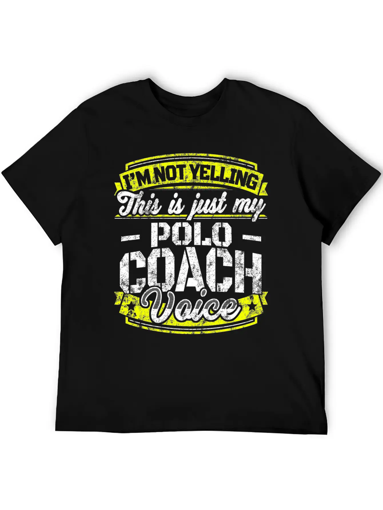 Funny Polo Coach: My Polo Coach Voice Unisex Casual T-Shirt – Clean Design For Daily Comfort