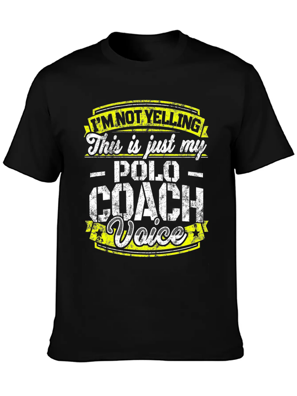 Funny Polo Coach: My Polo Coach Voice Unisex Casual T-Shirt – Clean Design For Daily Comfort