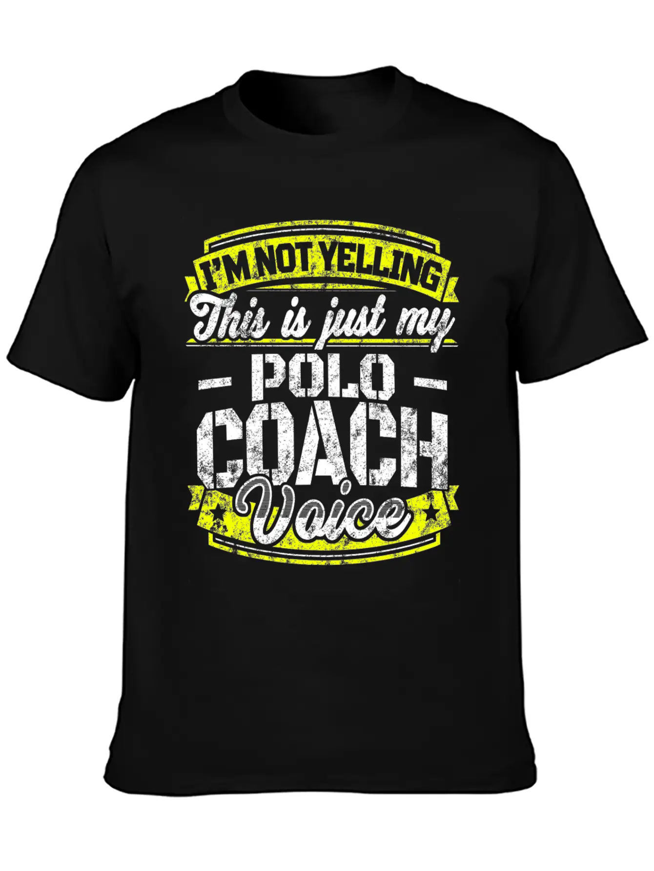 Funny Polo Coach: My Polo Coach Voice Unisex Casual T-Shirt – Clean Design For Daily Comfort