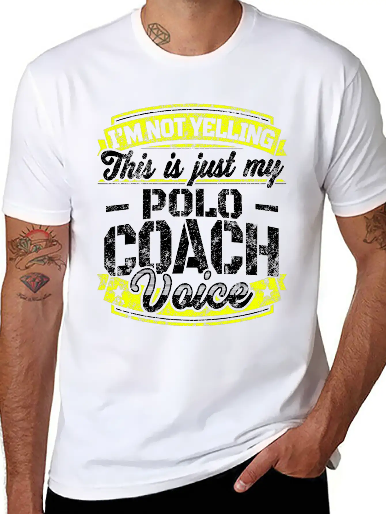 Funny Polo Coach: My Polo Coach Voice Unisex Casual T-Shirt – Clean Design For Daily Comfort