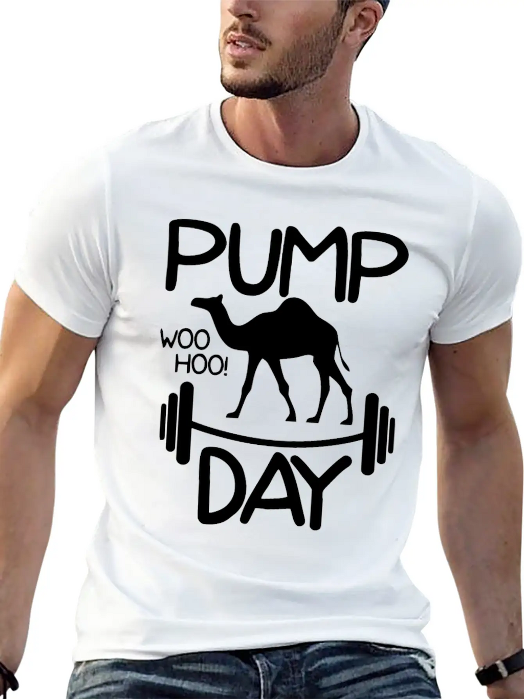 Funny Pump Day Woohoo Unisex Casual T-Shirt – Clean Design For Daily Comfort