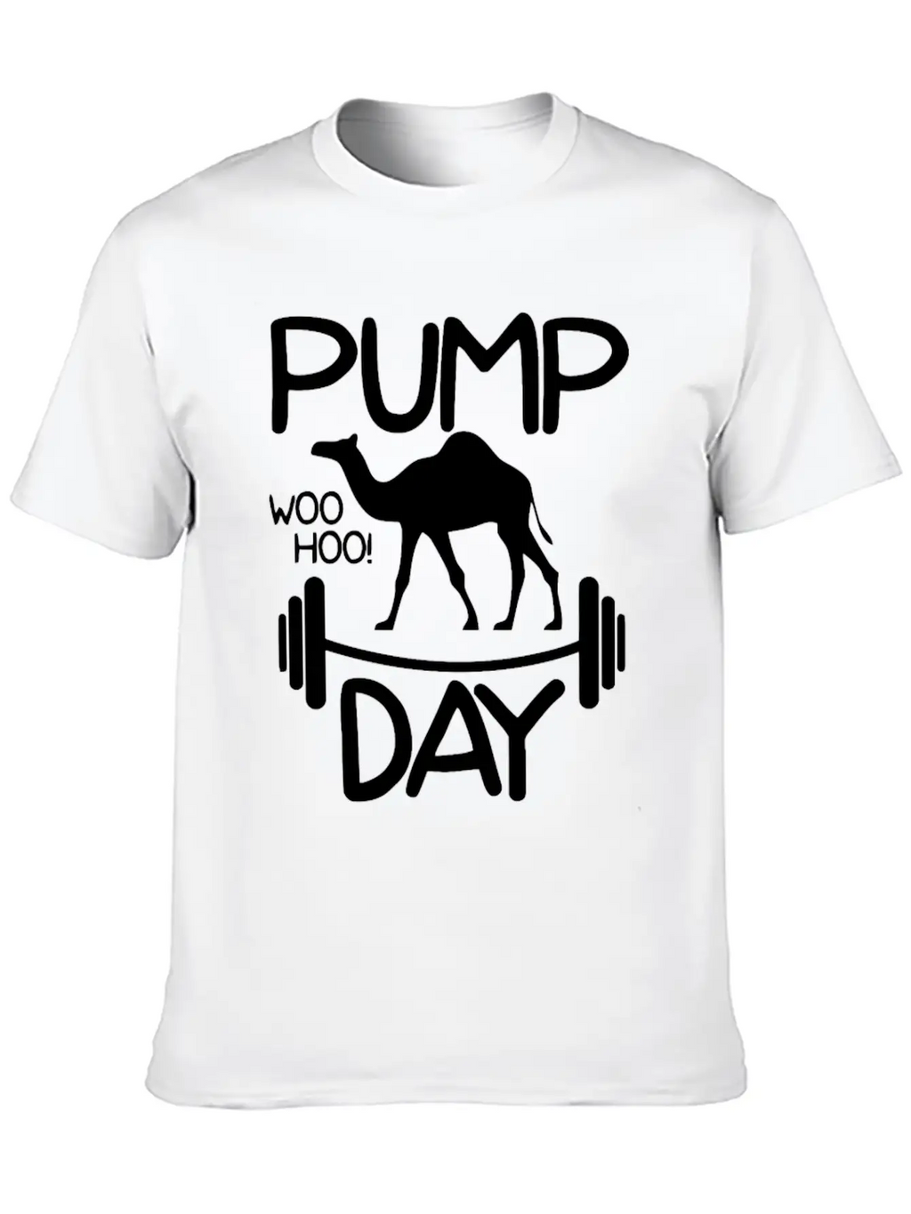 Funny Pump Day Woohoo Unisex Casual T-Shirt – Clean Design For Daily Comfort