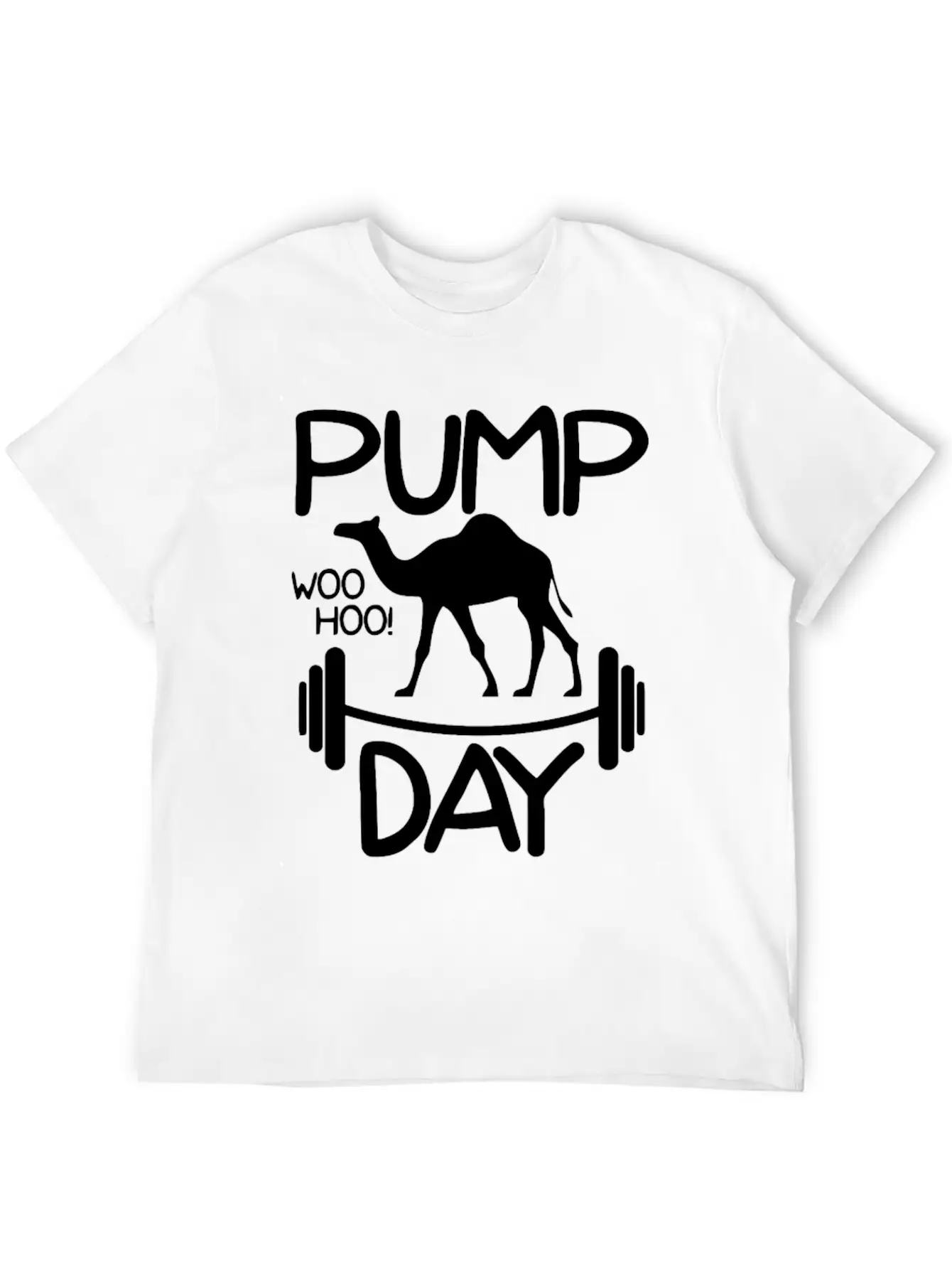 Funny Pump Day Woohoo Unisex Casual T-Shirt – Clean Design For Daily Comfort