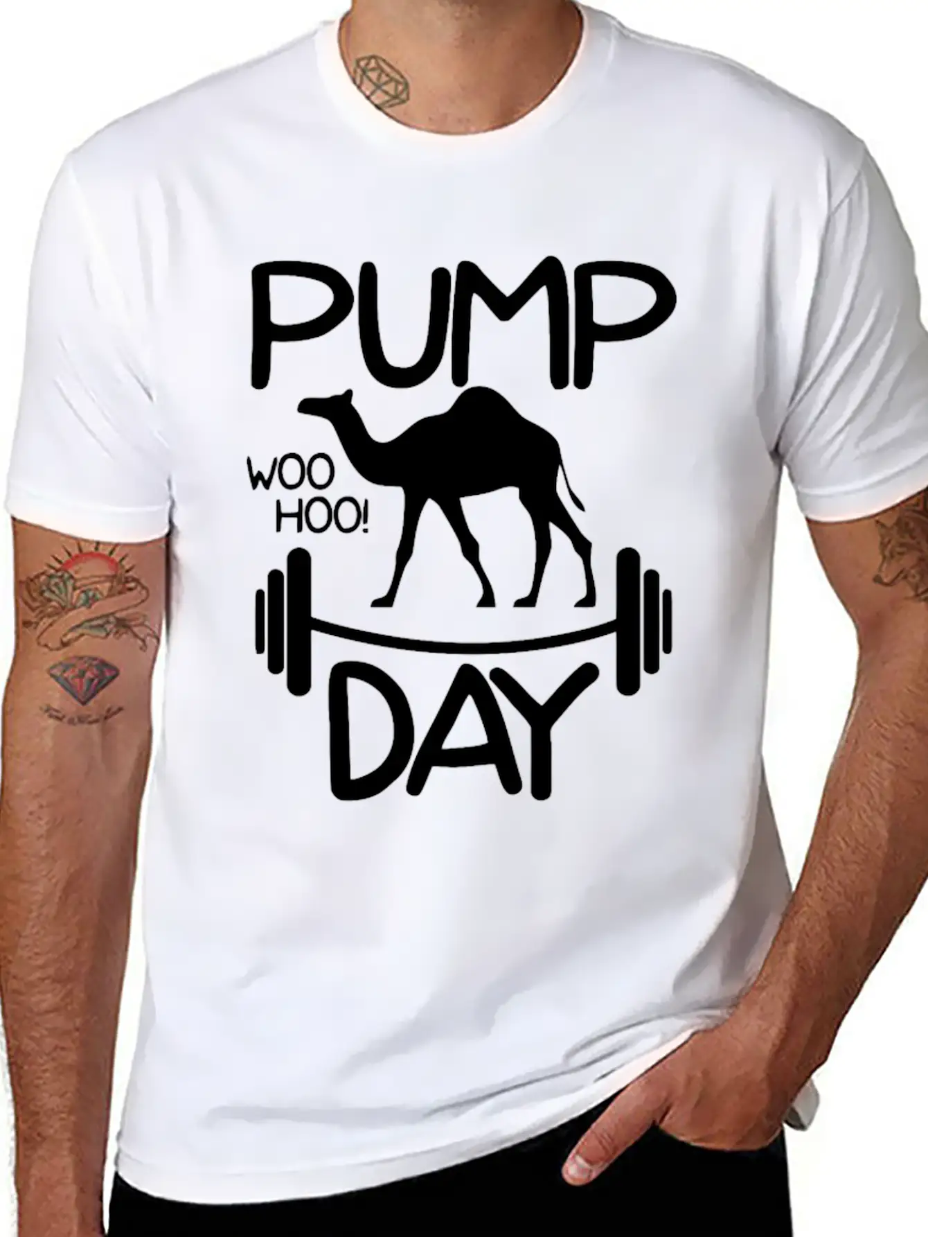 Funny Pump Day Woohoo Unisex Casual T-Shirt – Clean Design For Daily Comfort