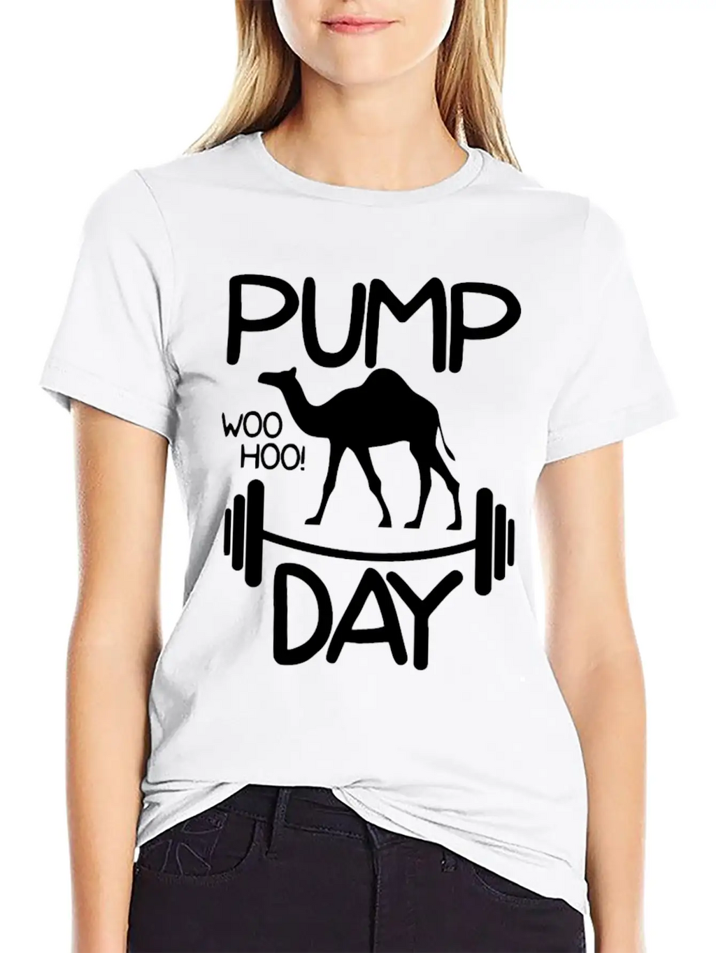 Funny Pump Day Woohoo Unisex Casual T-Shirt – Clean Design For Daily Comfort