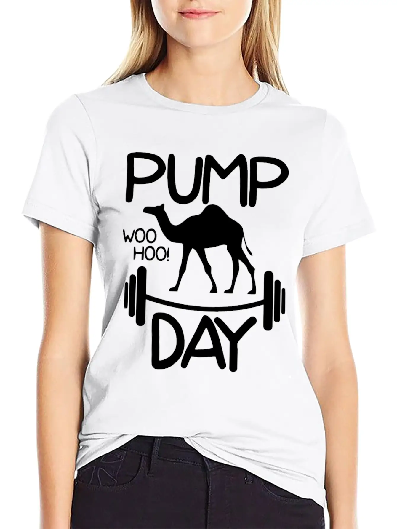 Funny Pump Day Woohoo Unisex Casual T-Shirt – Clean Design For Daily Comfort