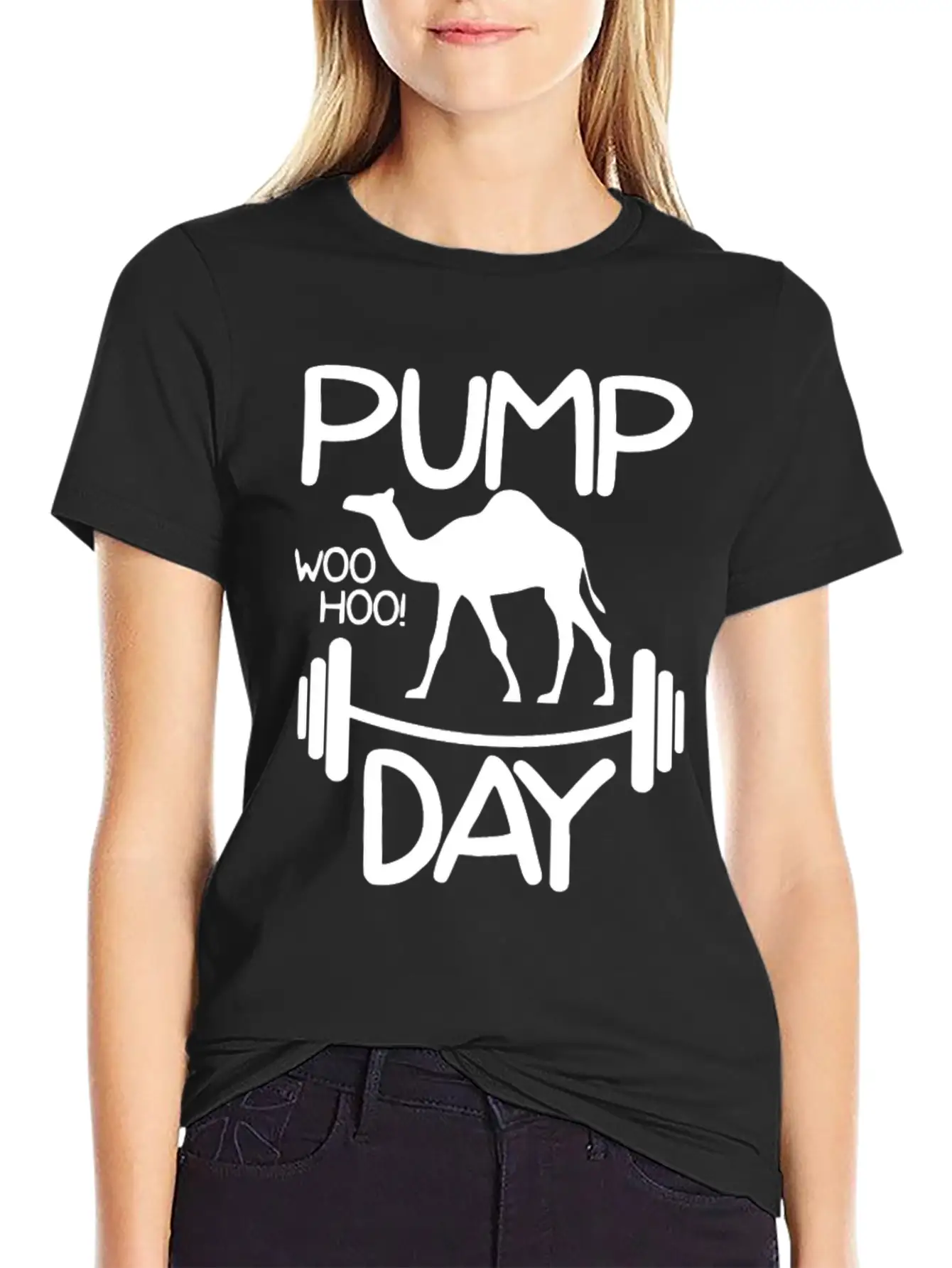 Funny Pump Day Woohoo Unisex Casual T-Shirt – Clean Design For Daily Comfort