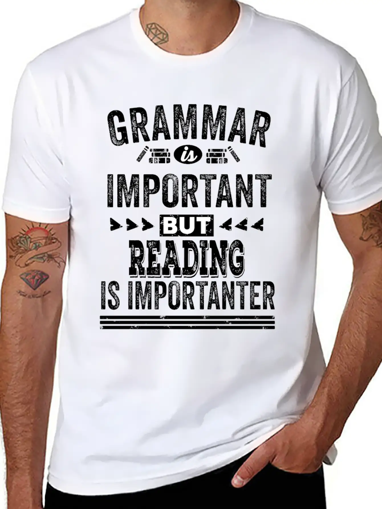 Funny Reading Shirt Classic Fit Graphic Tee For Daily Comfort – Unisex Cotton Shirt