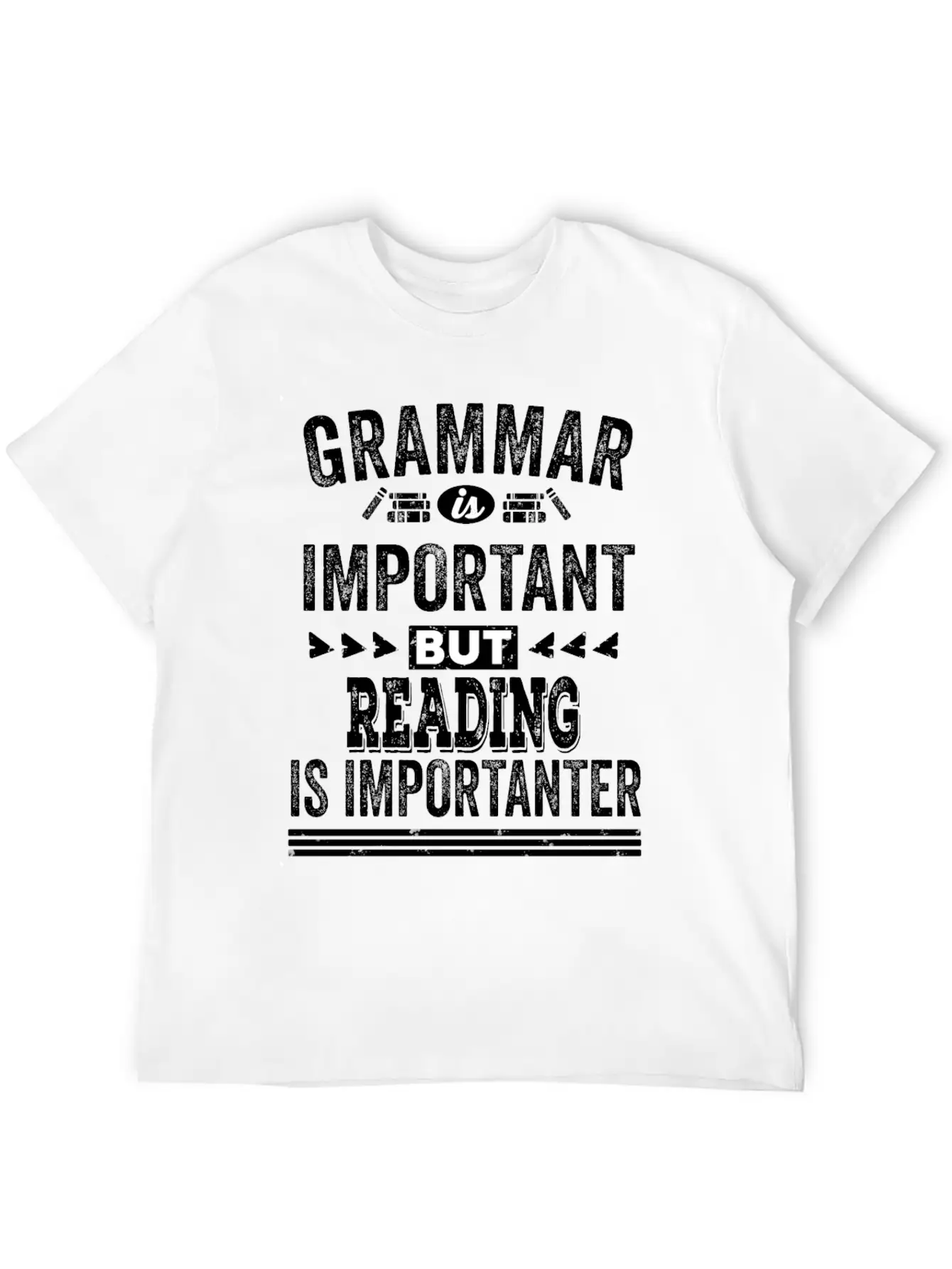 Funny Reading Shirt Classic Fit Graphic Tee For Daily Comfort – Unisex Cotton Shirt